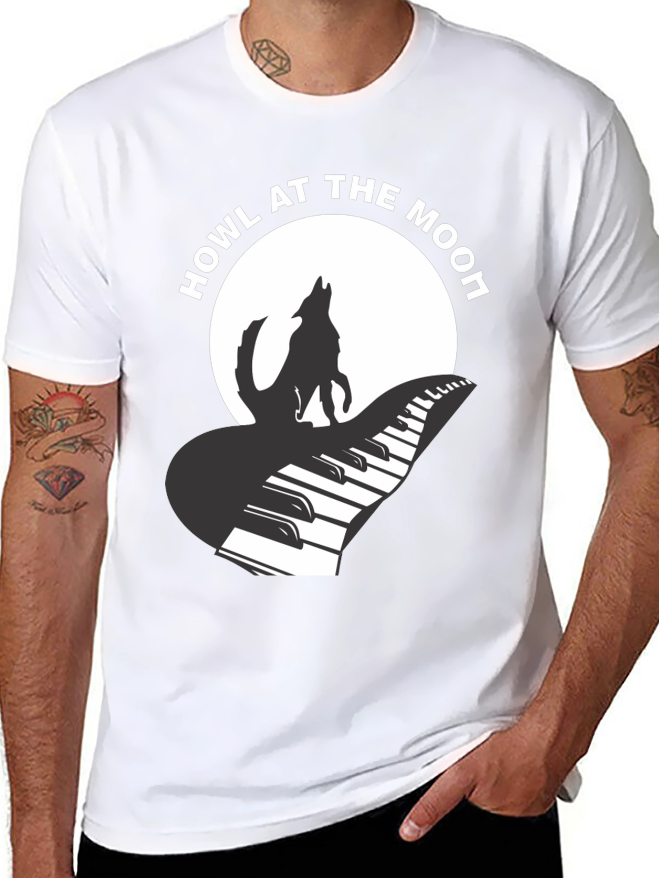 Howl at the Moon Music T-Shirt