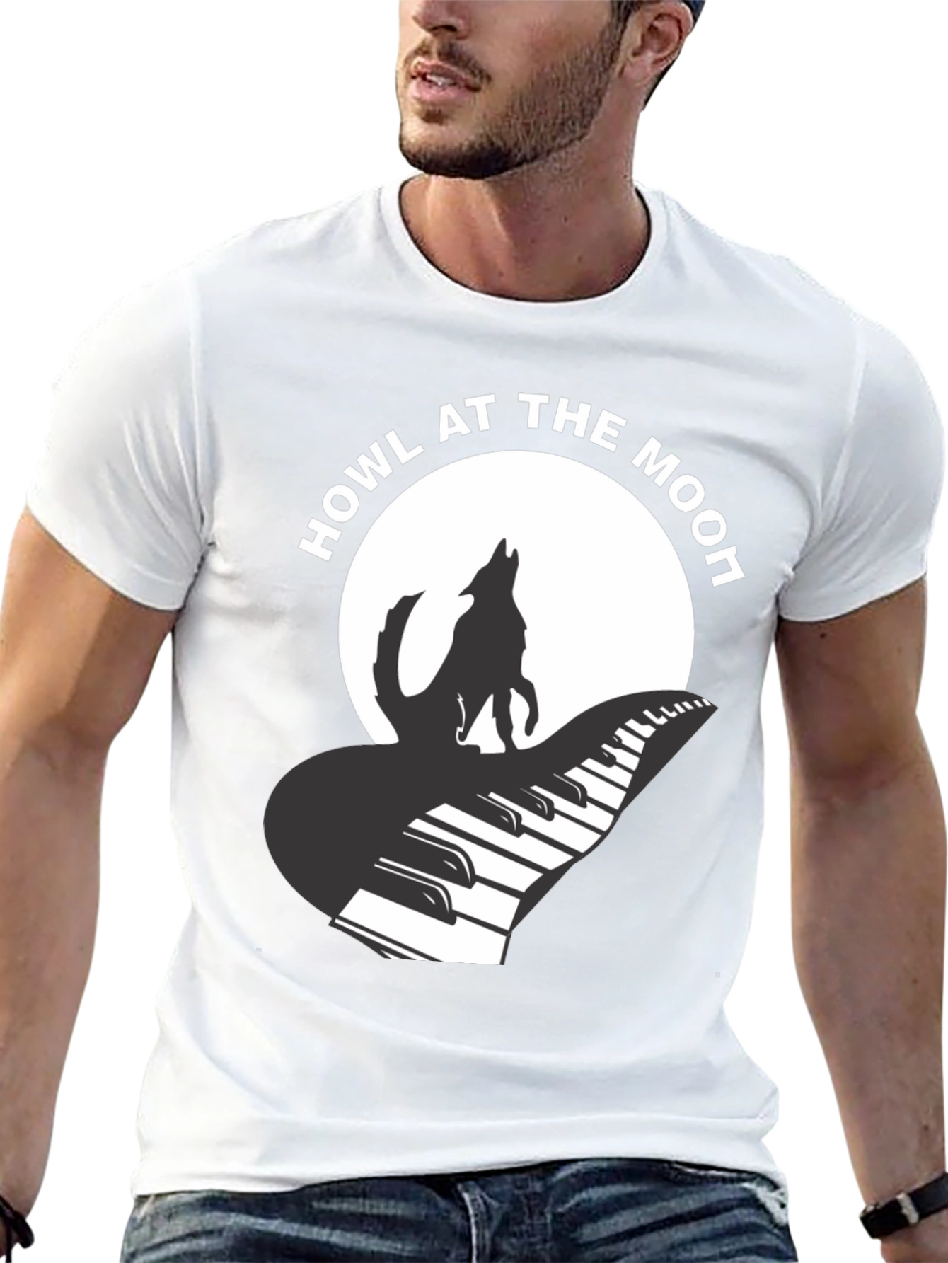 Howl at the Moon Music T-Shirt