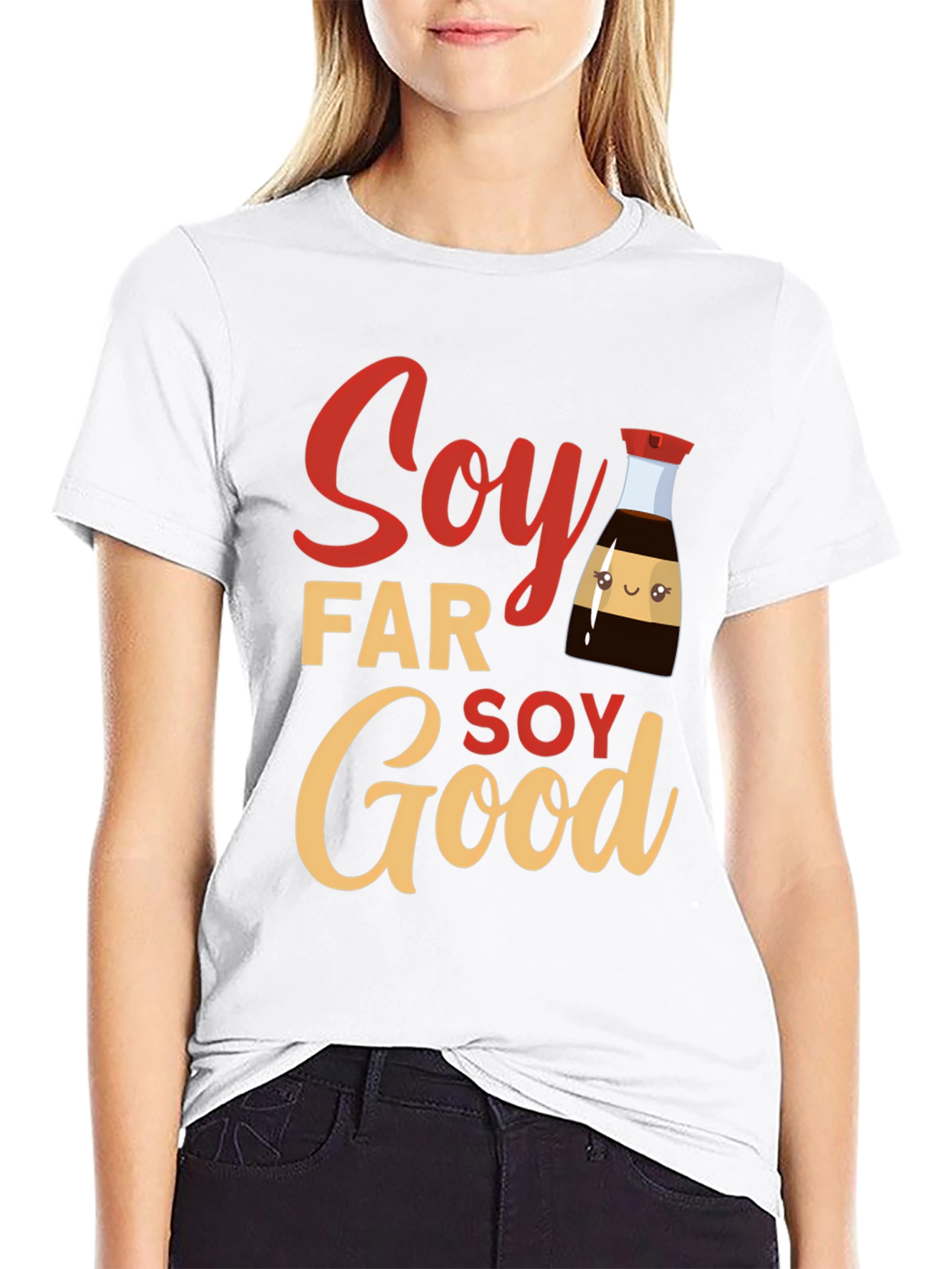 Soy Far Soy Good T-Shirt - Funny Foodie Tee