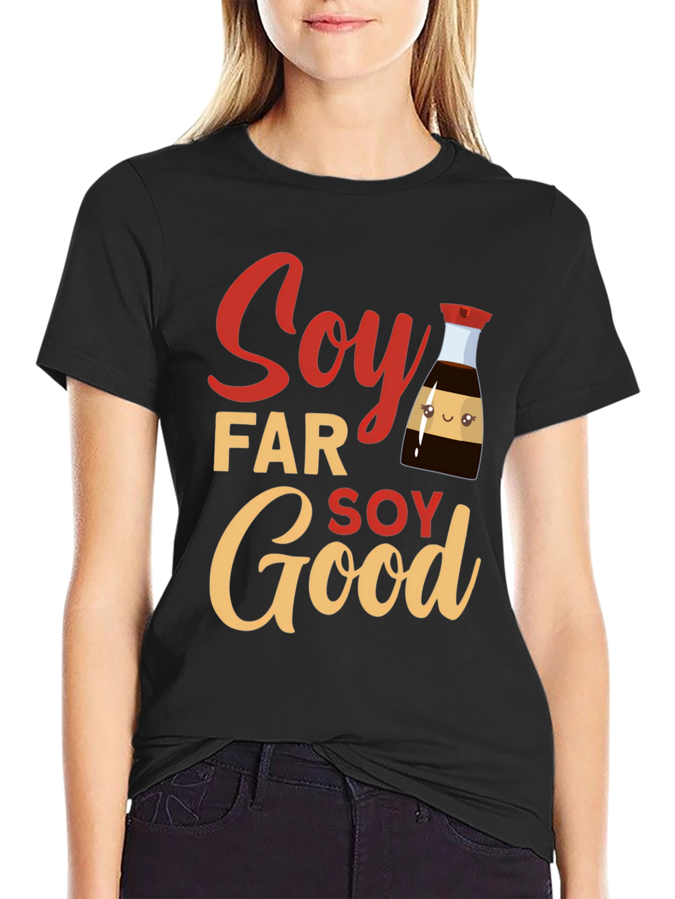 Soy Far Soy Good T-Shirt - Funny Foodie Tee