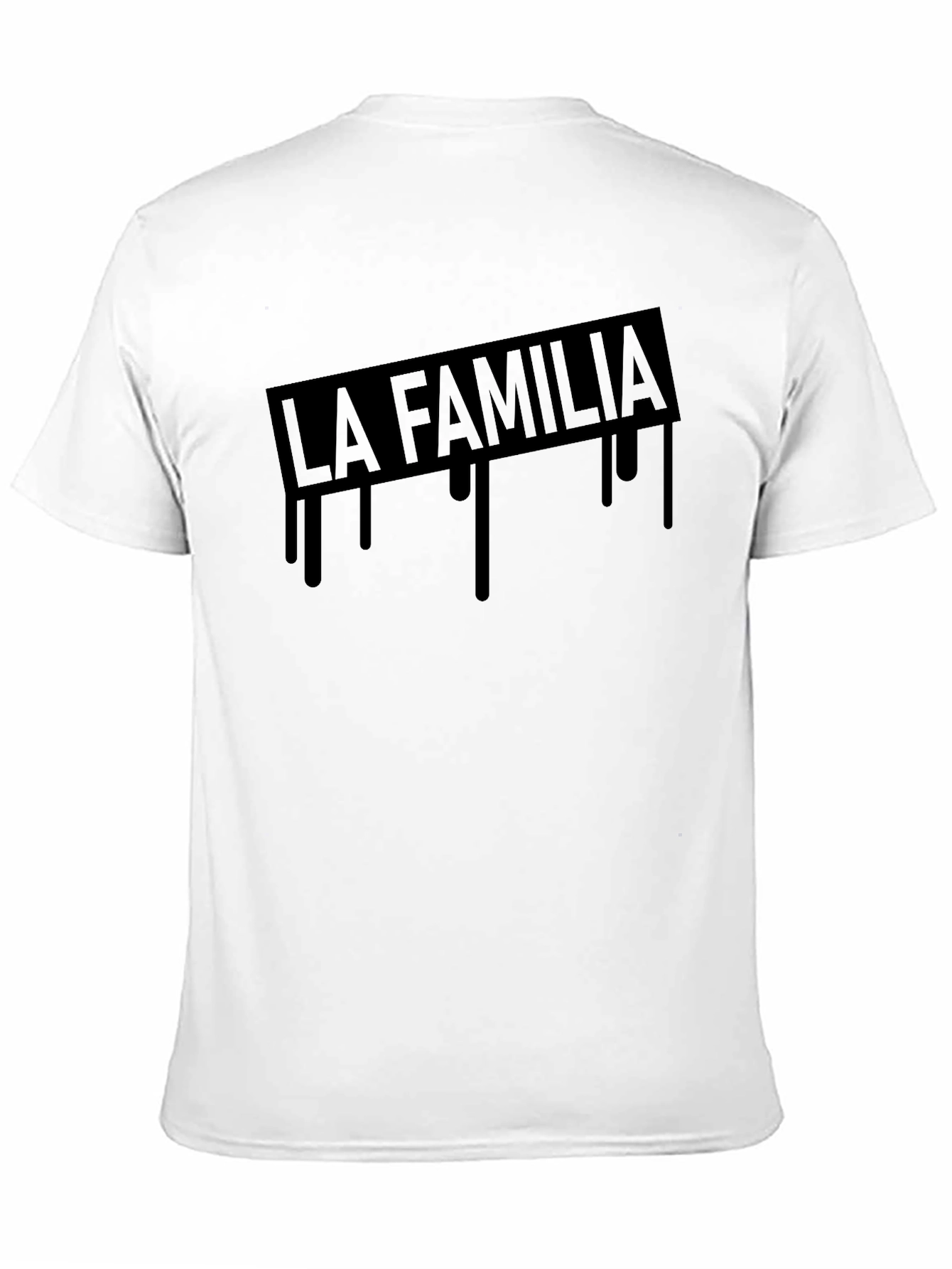 La Familia Graphic Print Black T-Shirt