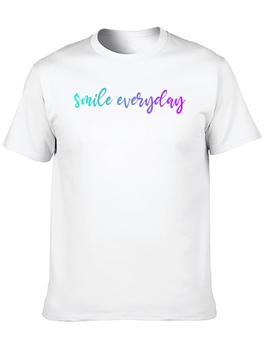 Smile Everyday Gradient Tee - Black