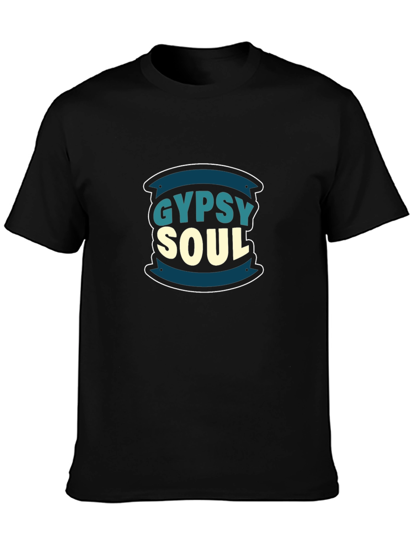Gypsy Soul Graphic Tee - Stylish Black T-Shirt