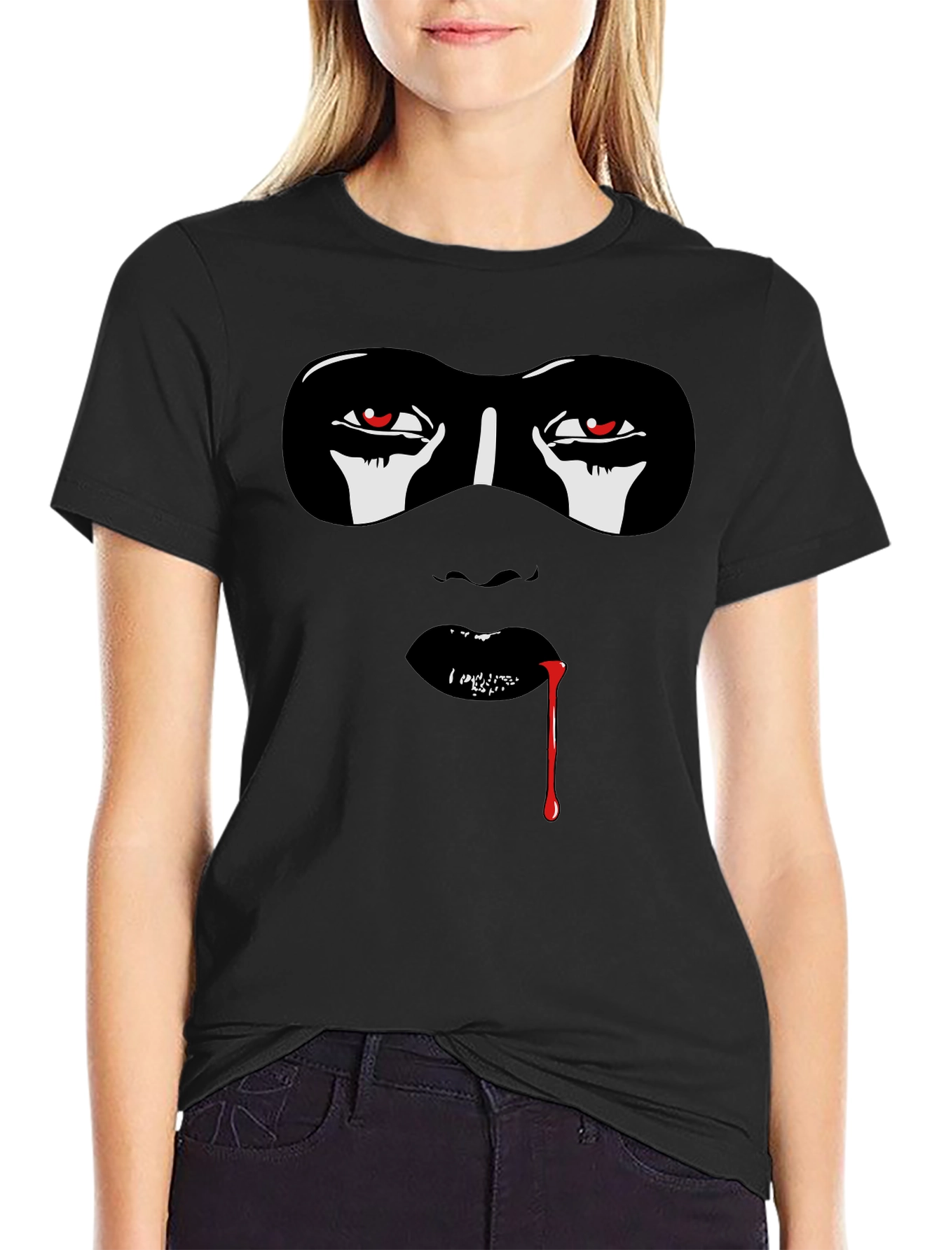 Masquerade Graphic Tee - Edgy Streetwear