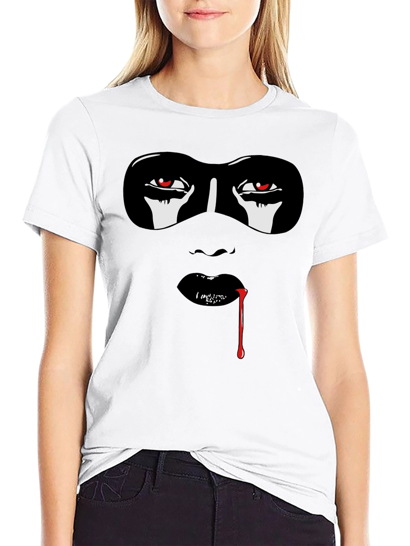 Masquerade Graphic Tee - Edgy Streetwear