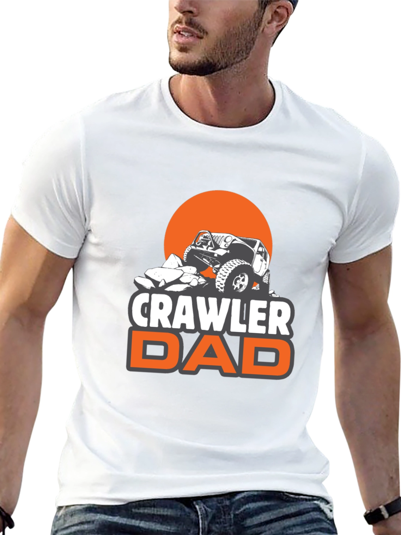 Crawler Dad Graphic Tee - Off Road Adventure Shirt