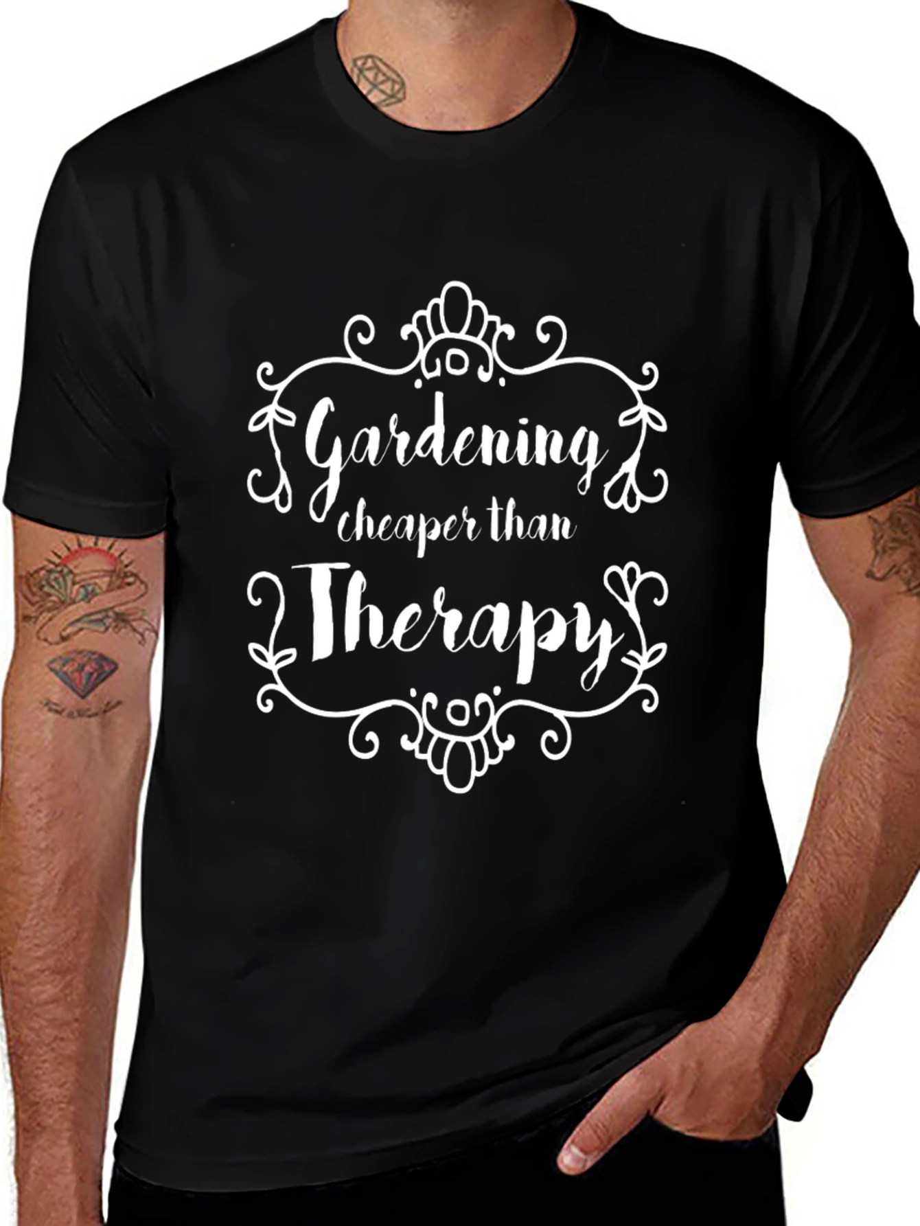 Gardening Therapy Graphic T-Shirt