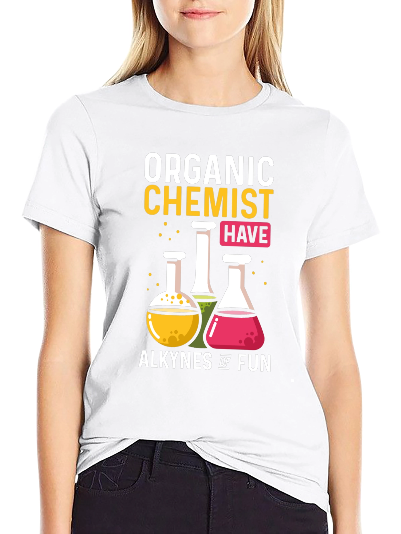 Organic Chemist Alkynes of Fun Graphic T-Shirt