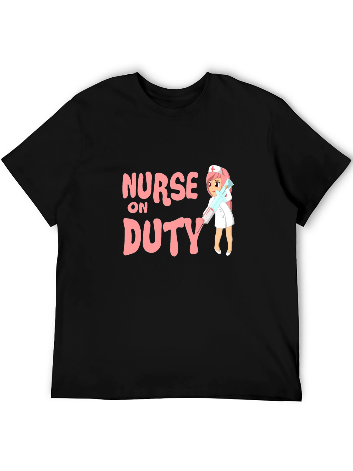 Nurse On Duty Black T-Shirt