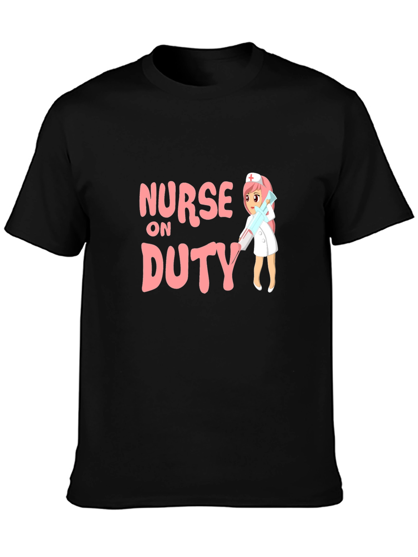 Nurse On Duty Black T-Shirt