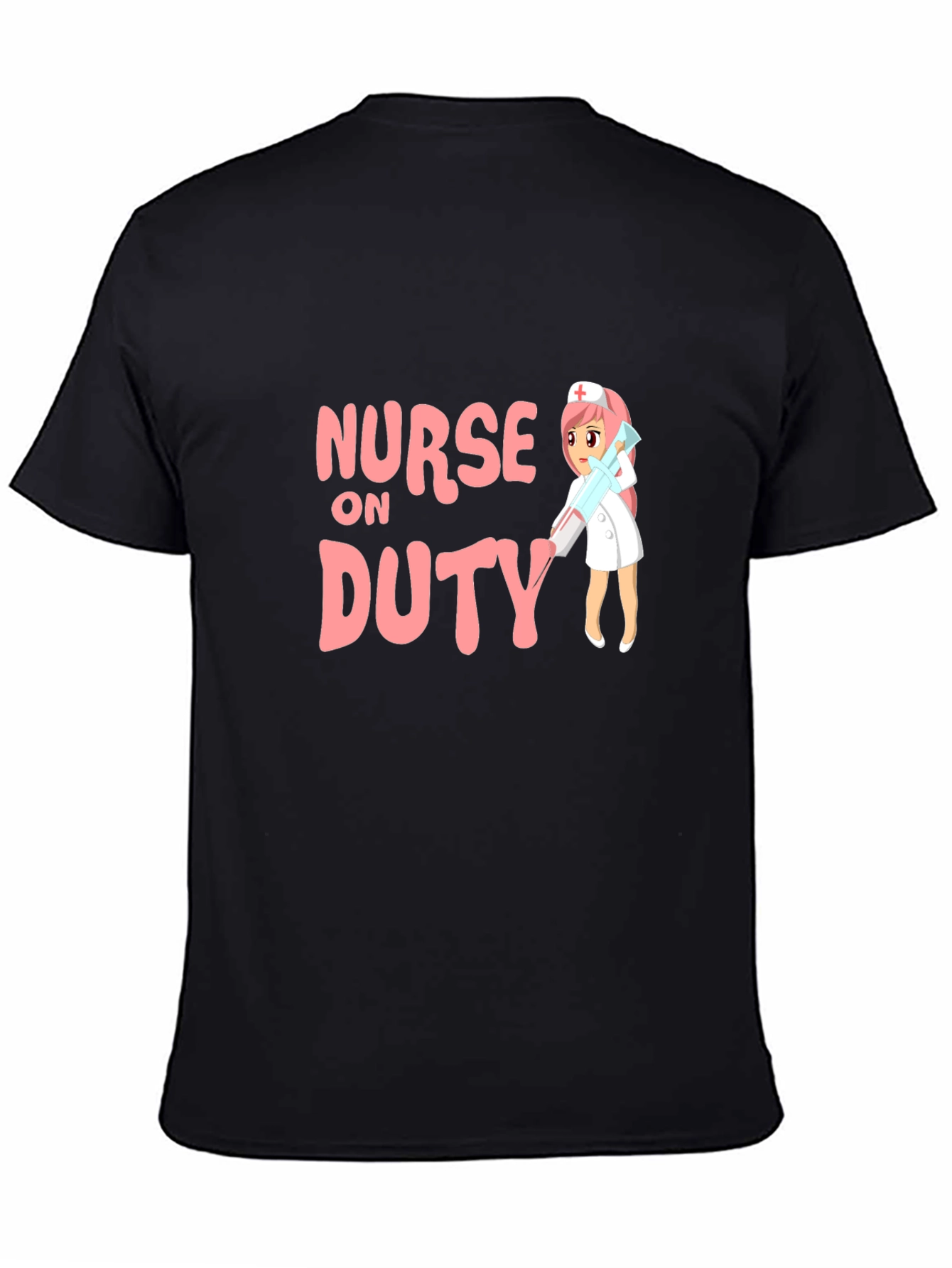 Nurse On Duty Black T-Shirt