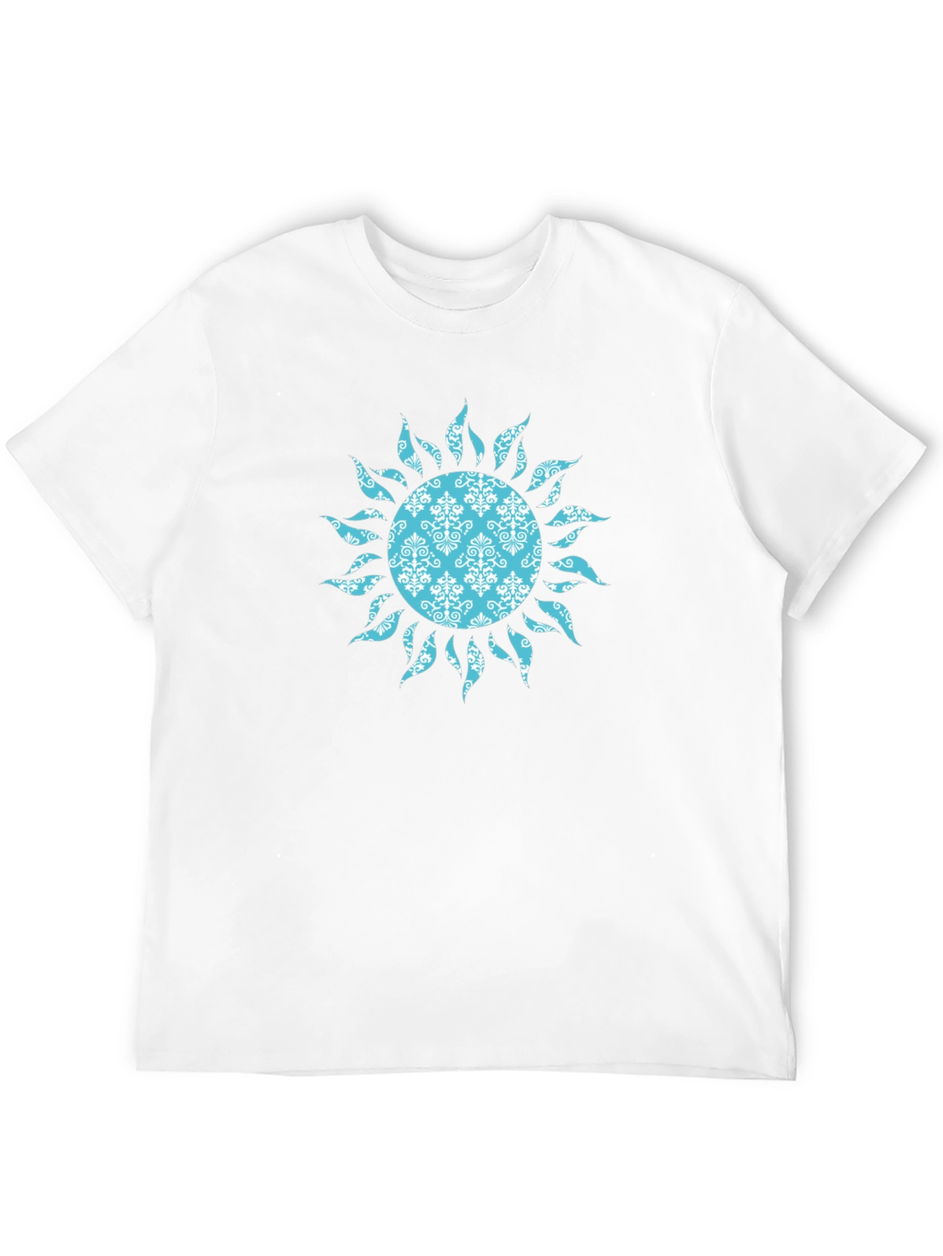 Boho Sun Graphic T-Shirt - Black