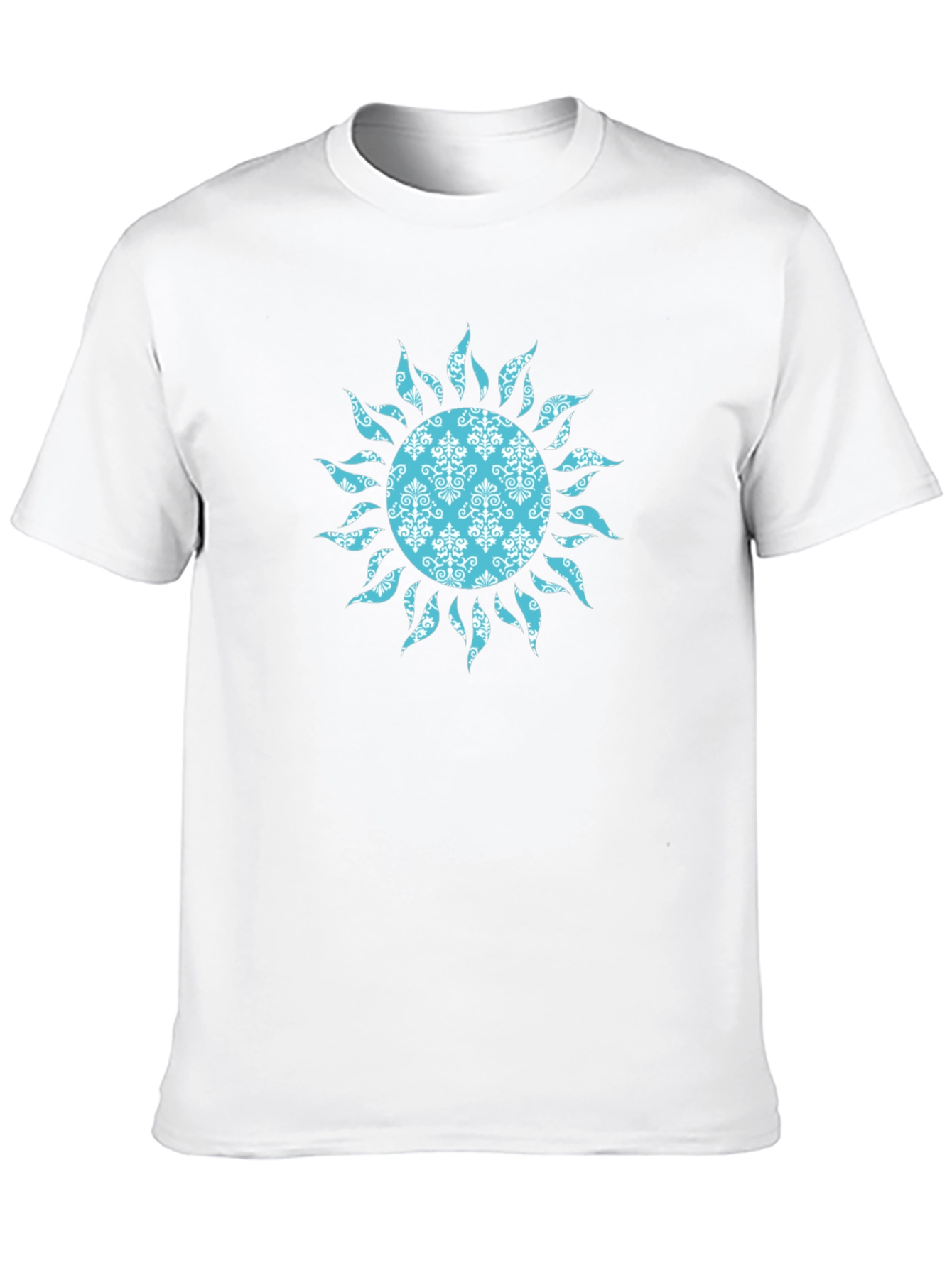 Boho Sun Graphic T-Shirt - Black