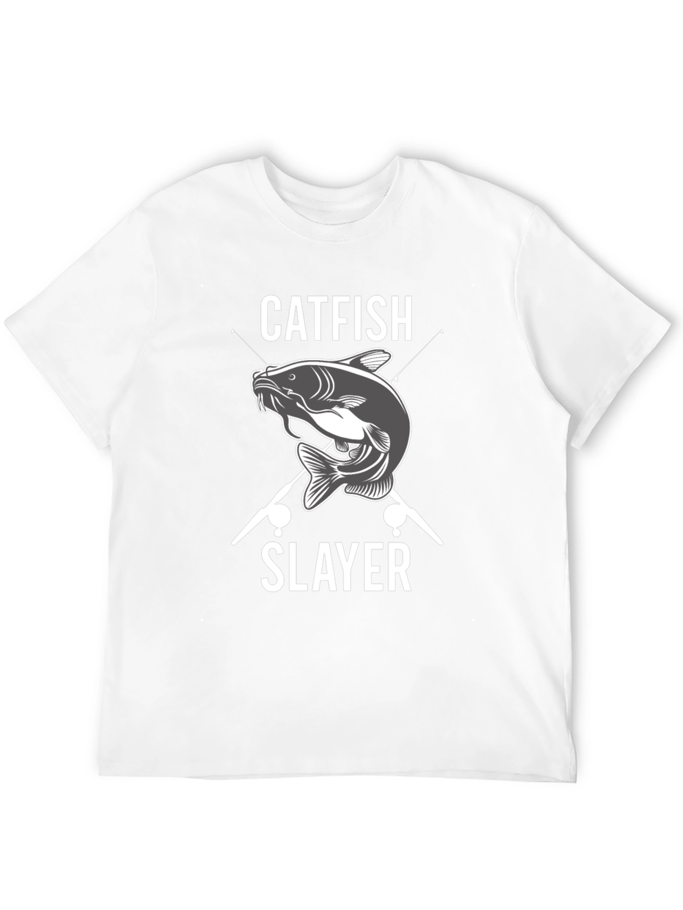 Catfish Slayer Graphic T-Shirt Fishing Tee
