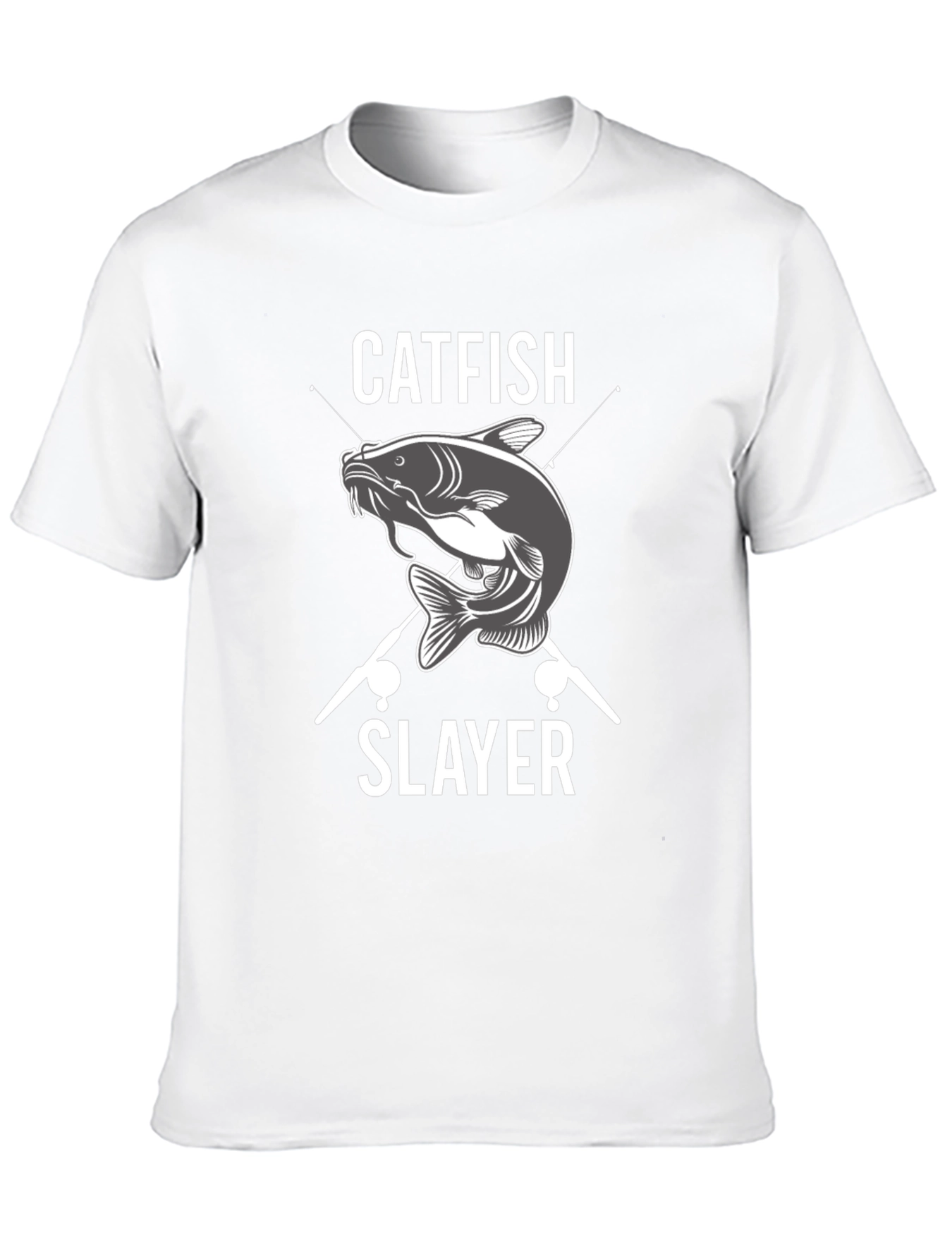 Catfish Slayer Graphic T-Shirt Fishing Tee