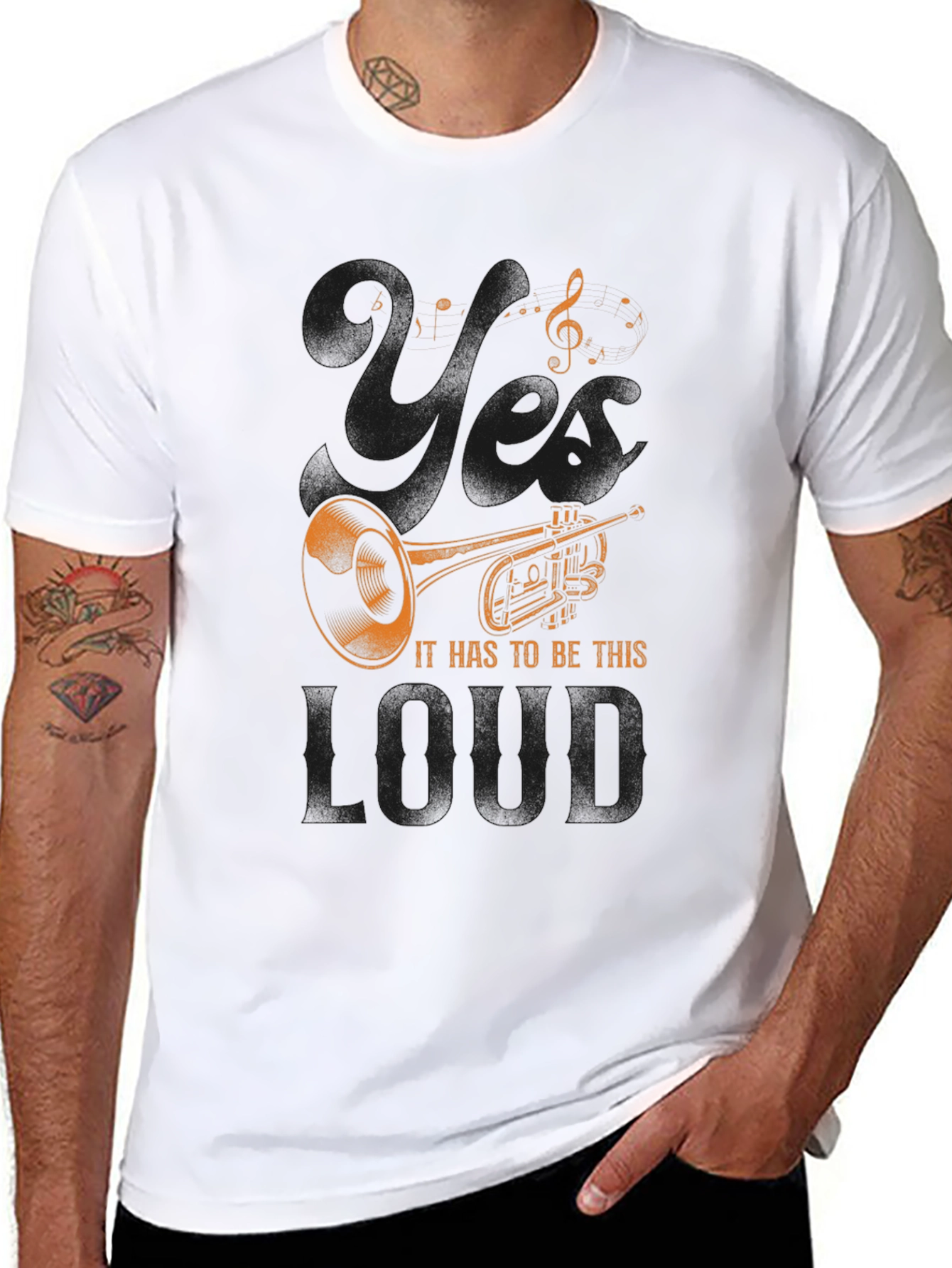 Loud Trumpet T-Shirt - Musician Graphic Tee