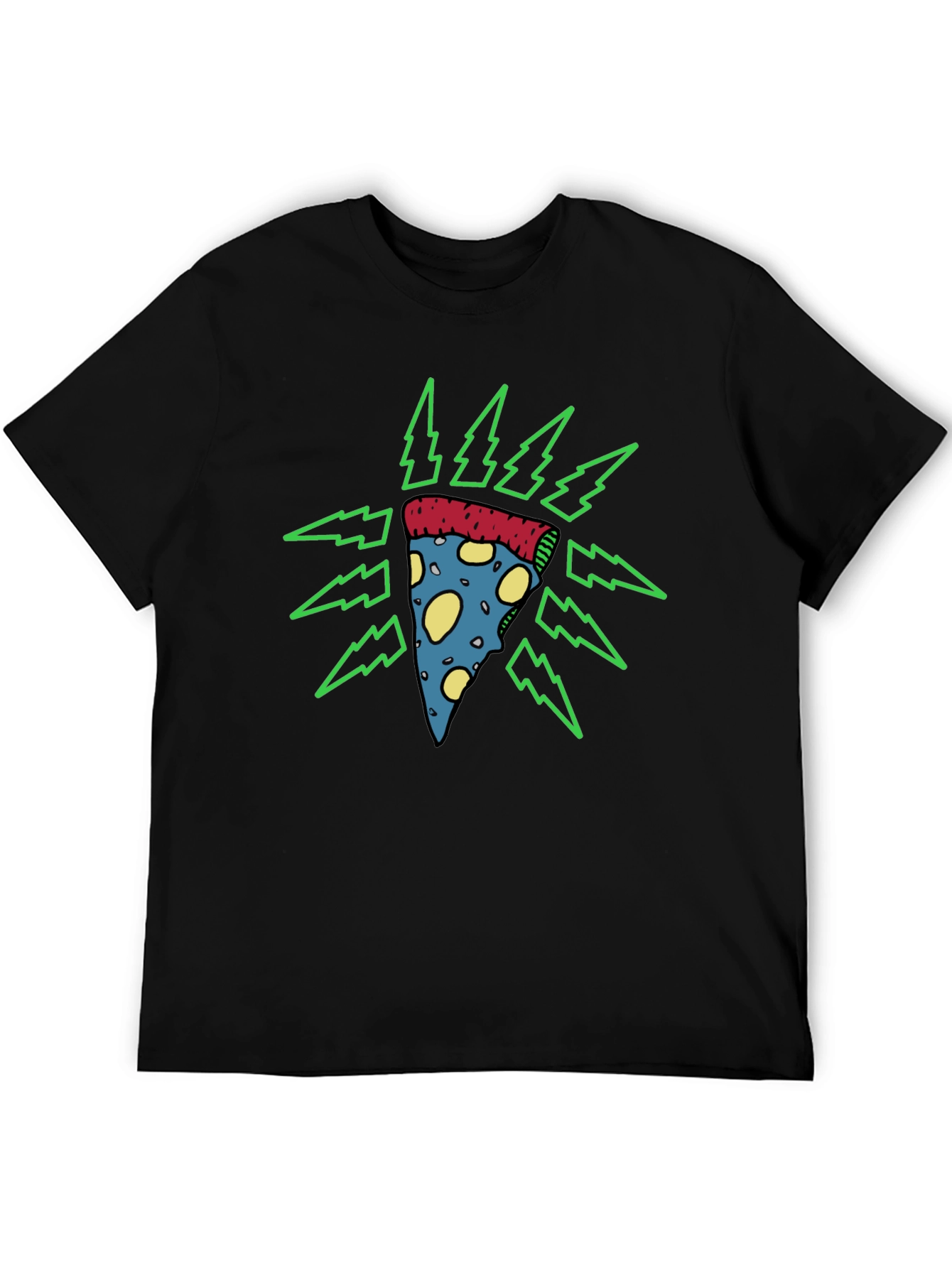 Electric Pizza Slice Graphic Tee