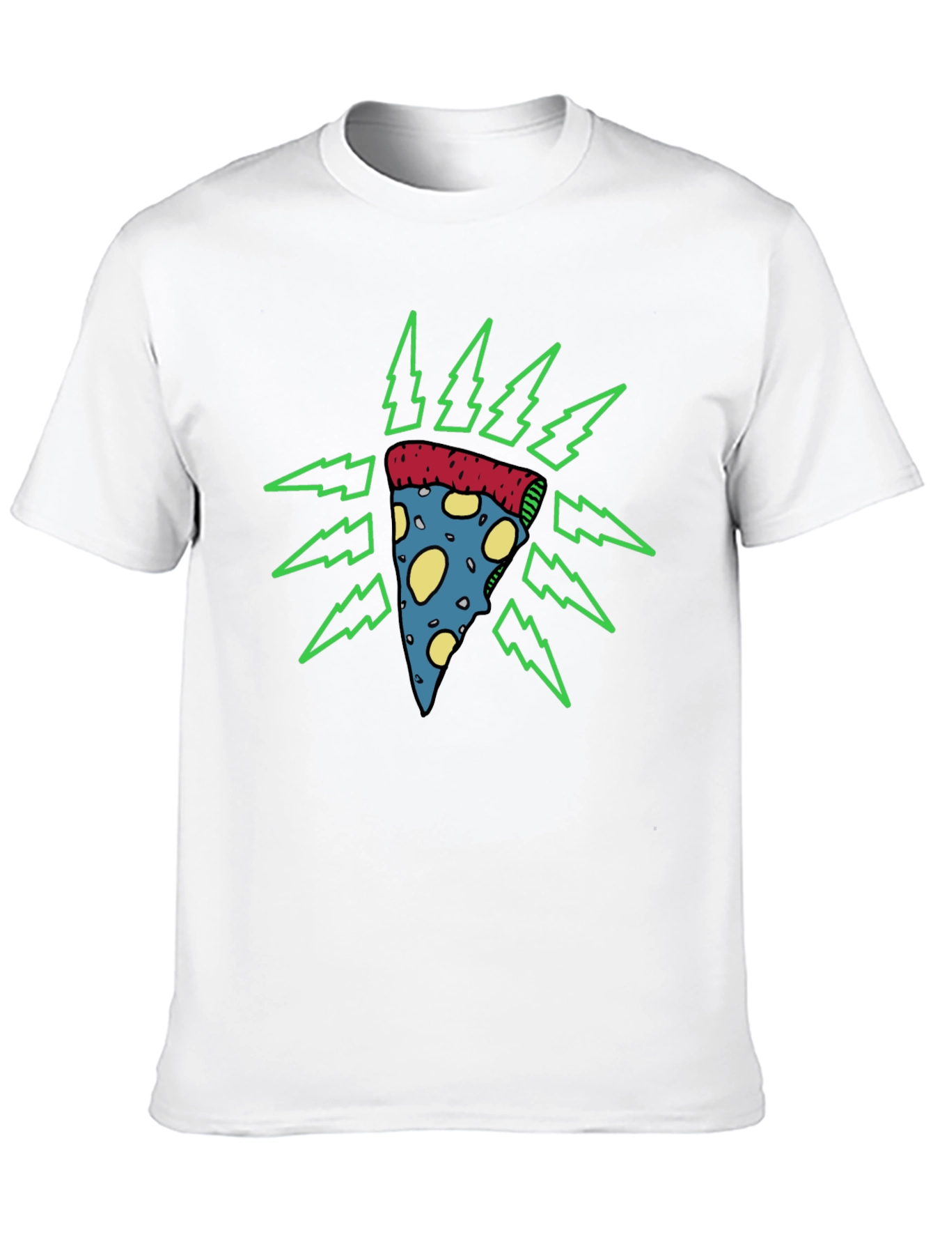Electric Pizza Slice Graphic Tee