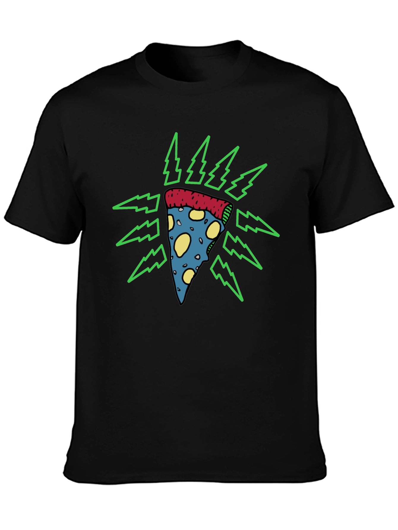 Electric Pizza Slice Graphic Tee