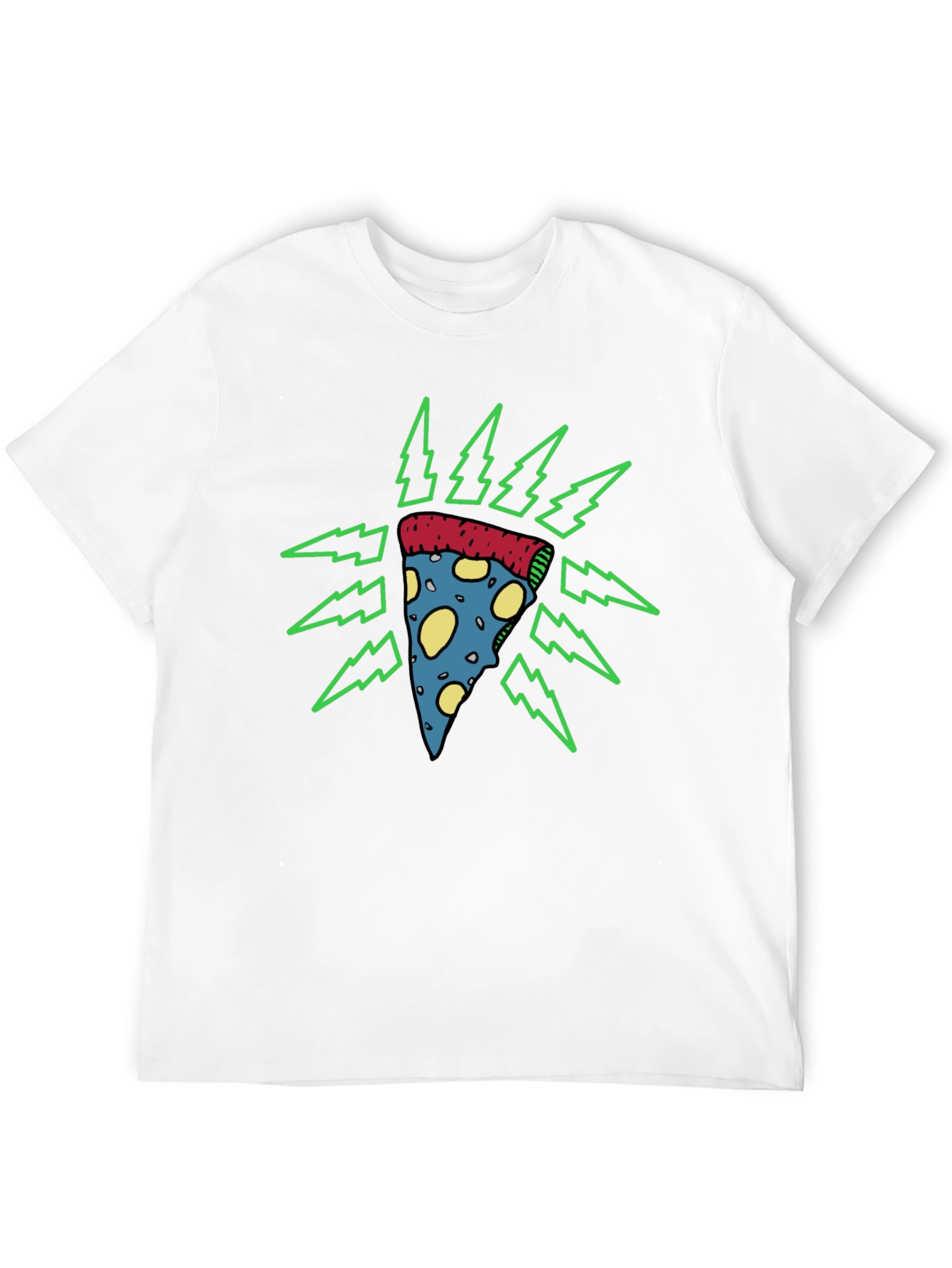 Electric Pizza Slice Graphic Tee