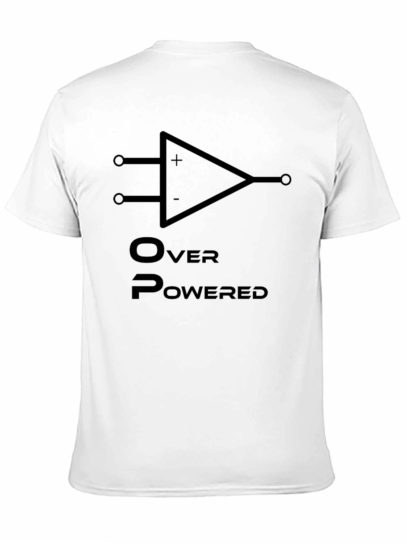 Overpowered Op Amp Black T-Shirt