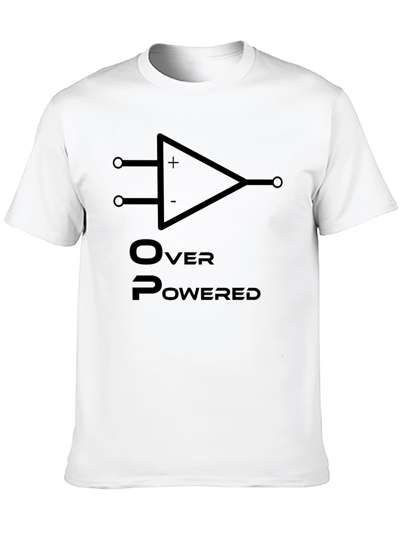 Overpowered Op Amp Black T-Shirt