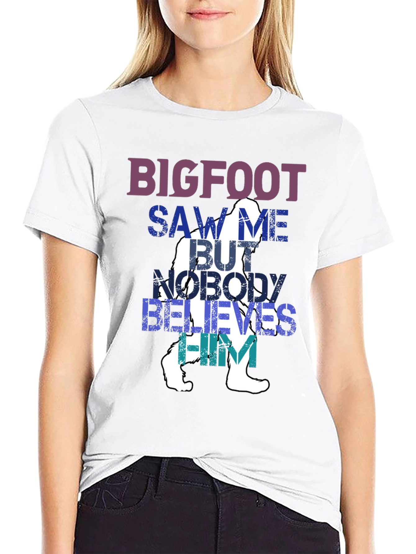 Bigfoot Saw Me T-Shirt - Funny Cryptozoology Tee