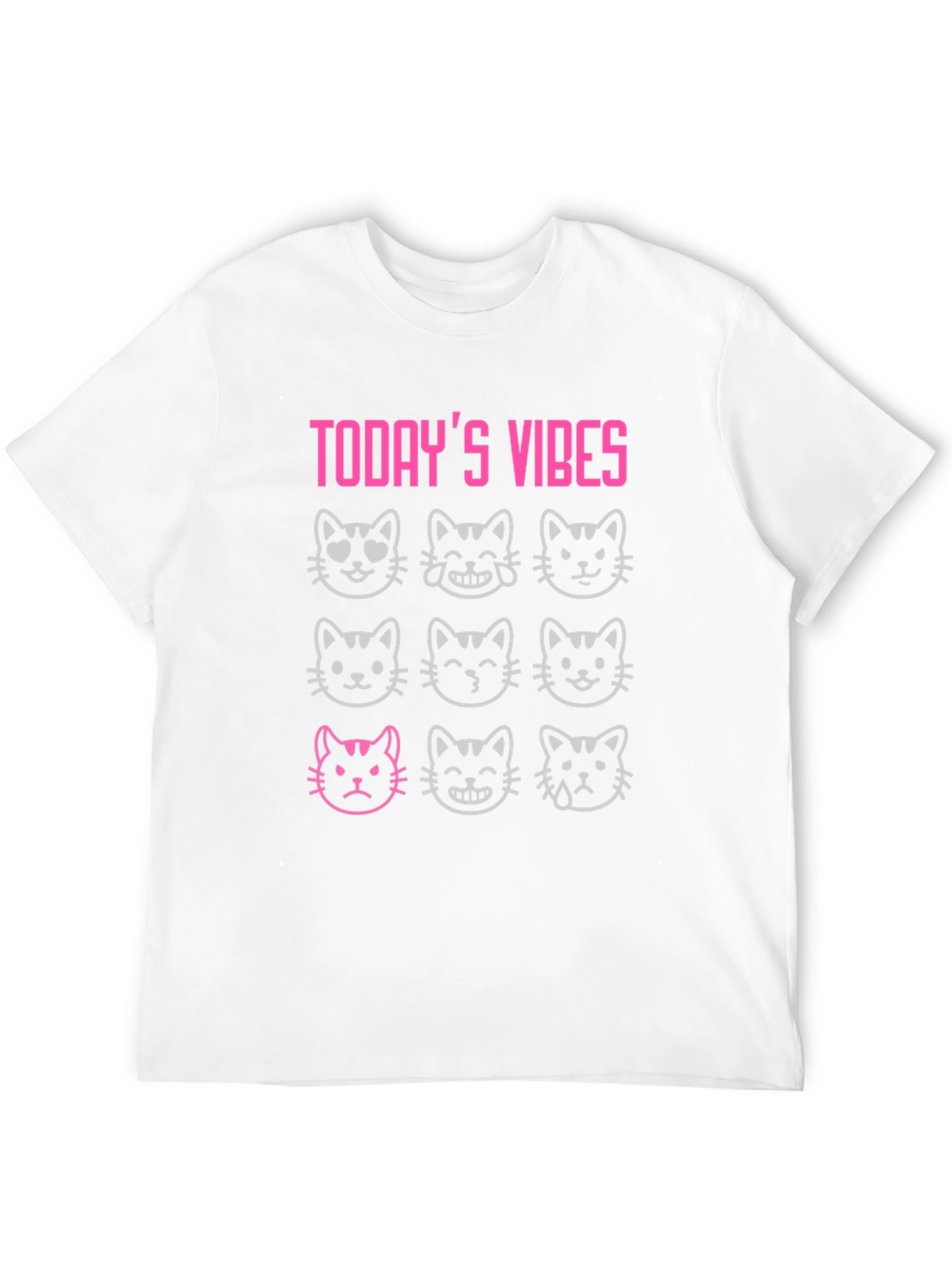 Todays Vibes Cat Mood T-Shirt