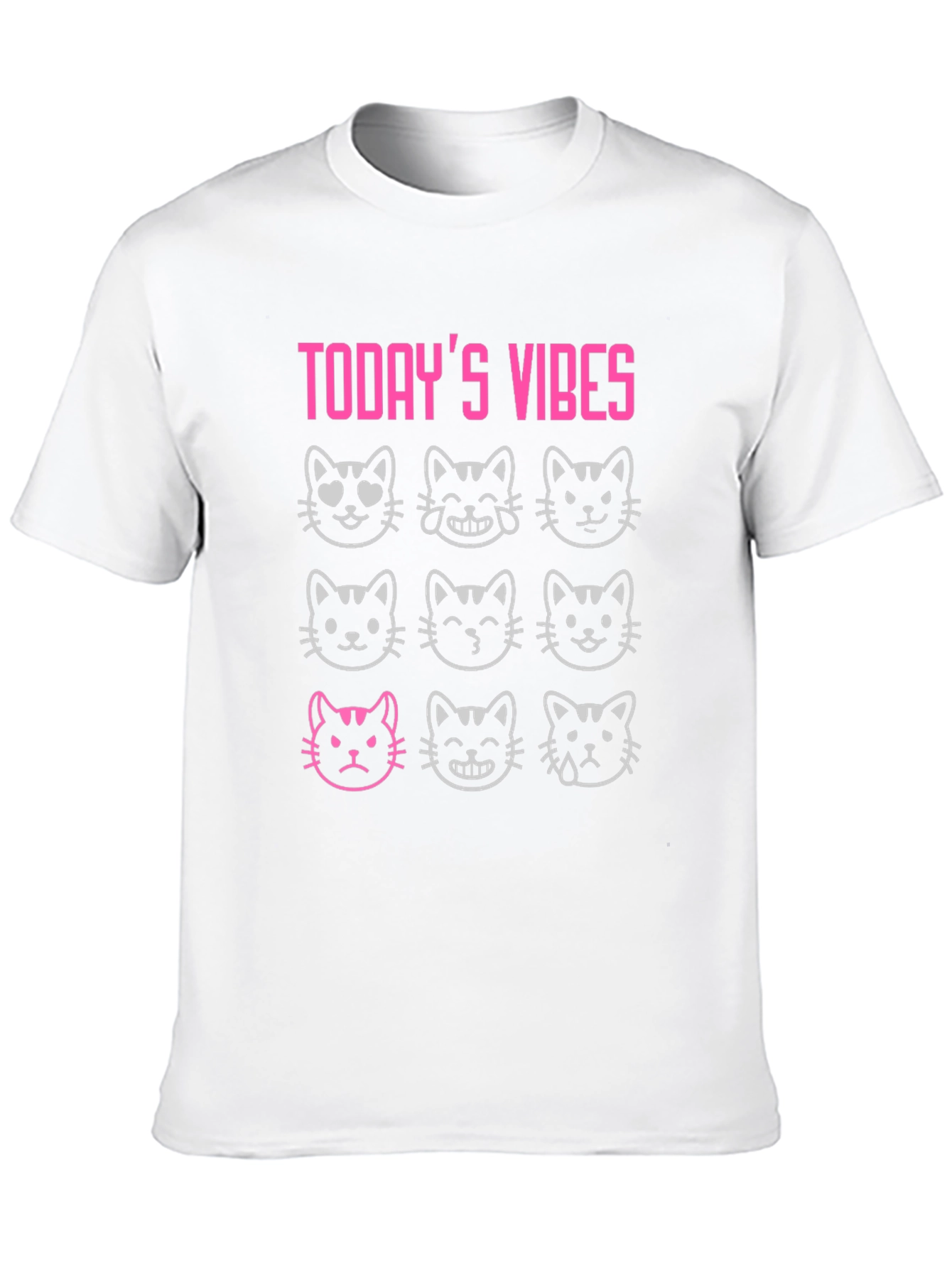 Todays Vibes Cat Mood T-Shirt