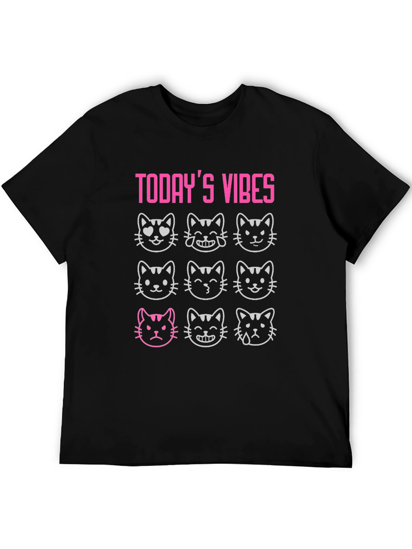 Todays Vibes Cat Mood T-Shirt