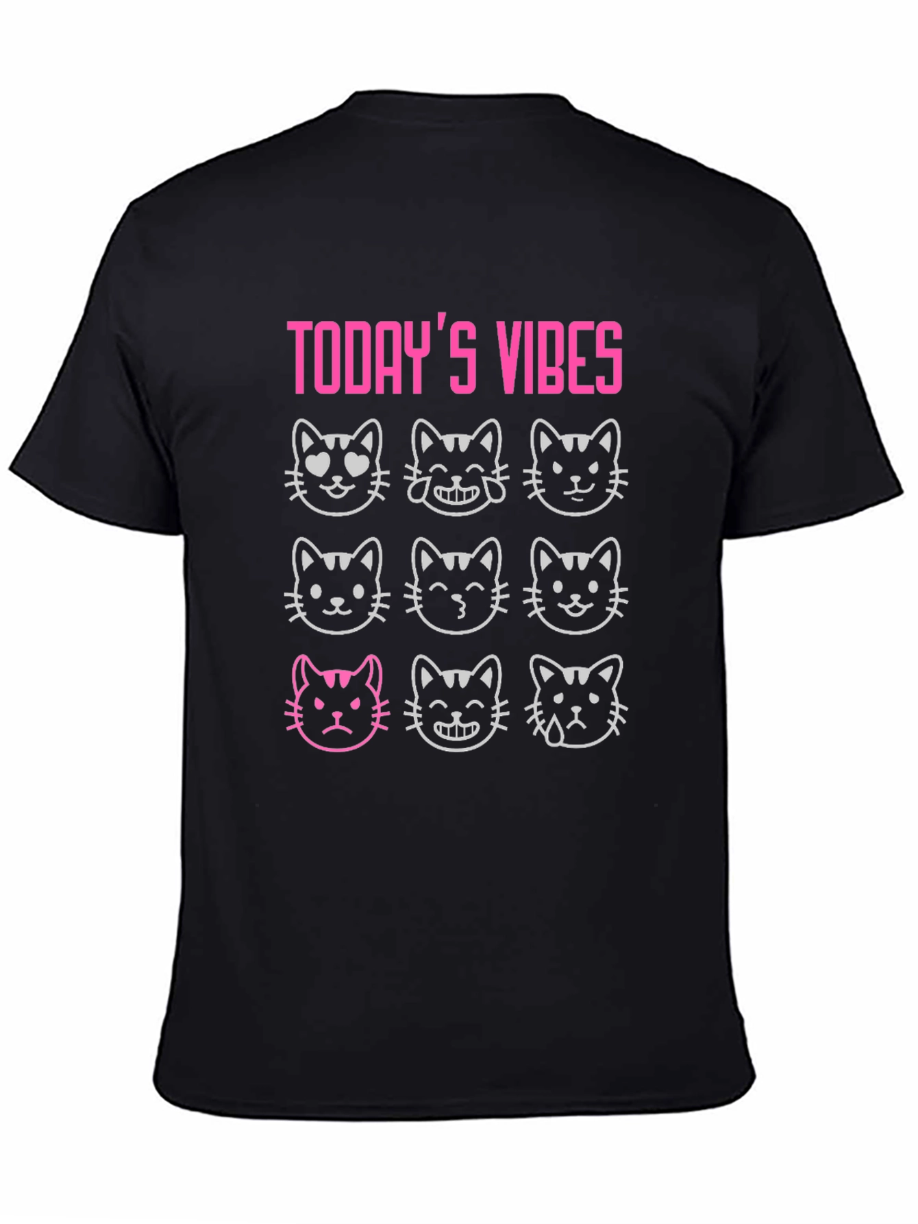 Todays Vibes Cat Mood T-Shirt