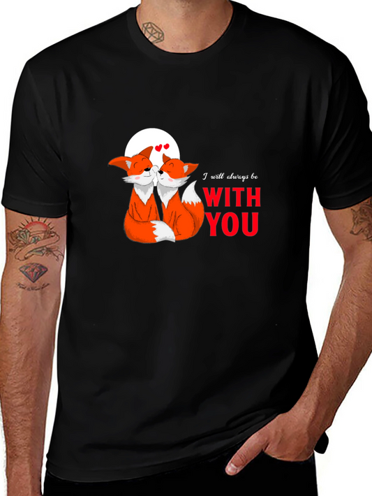 Fox Love Graphic T-Shirt - Always With You