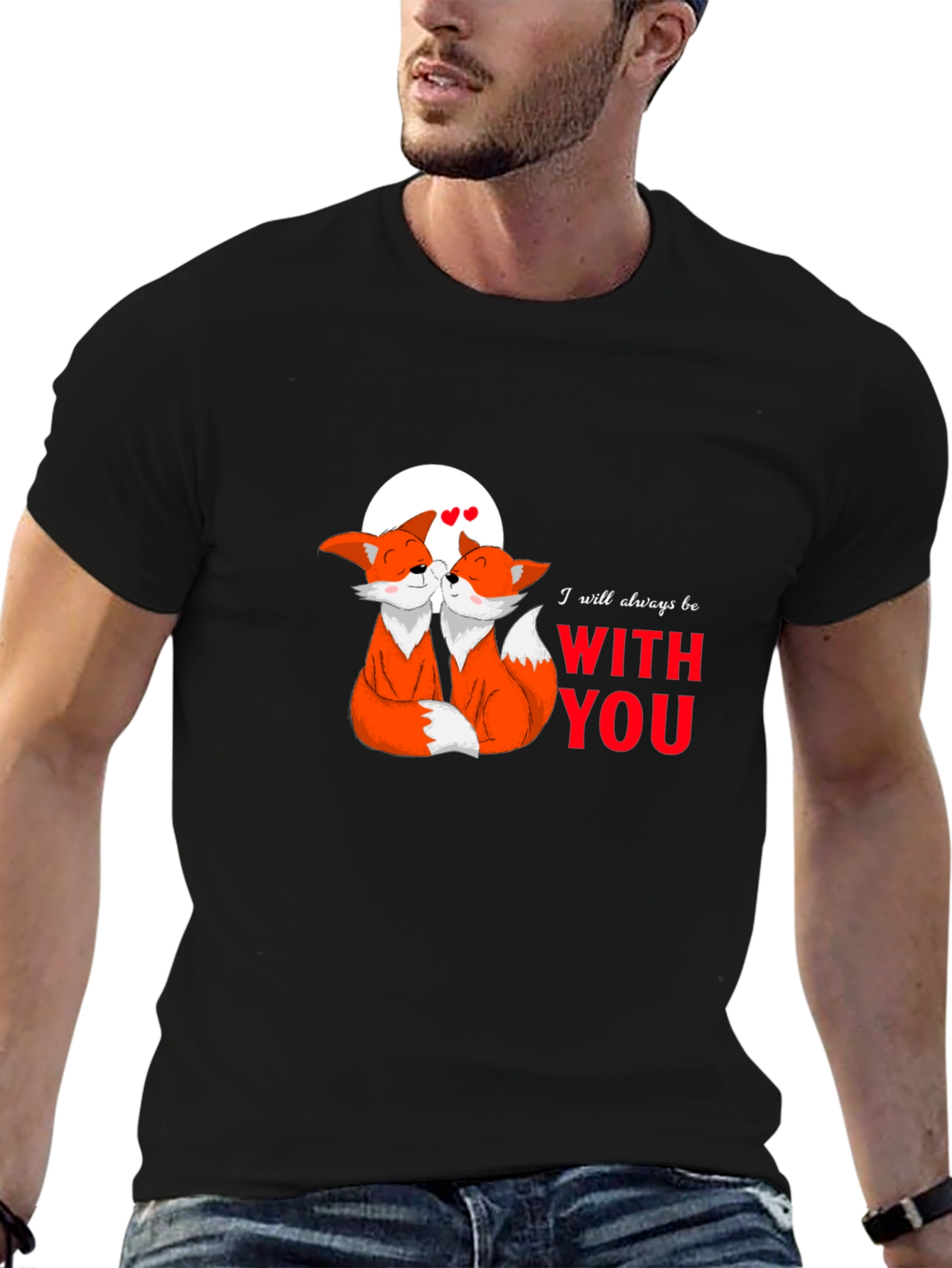 Fox Love Graphic T-Shirt - Always With You
