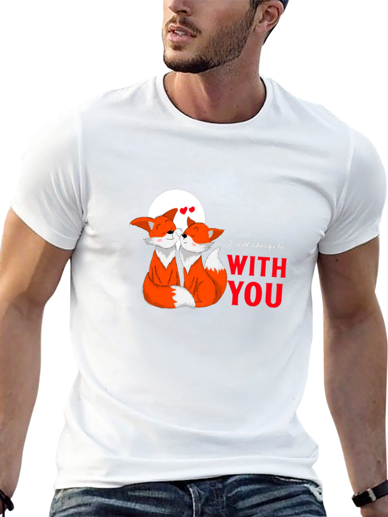 Fox Love Graphic T-Shirt - Always With You