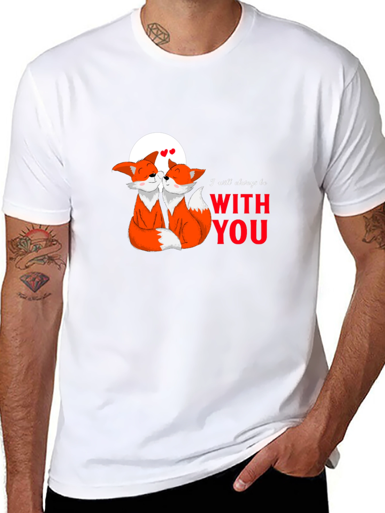 Fox Love Graphic T-Shirt - Always With You
