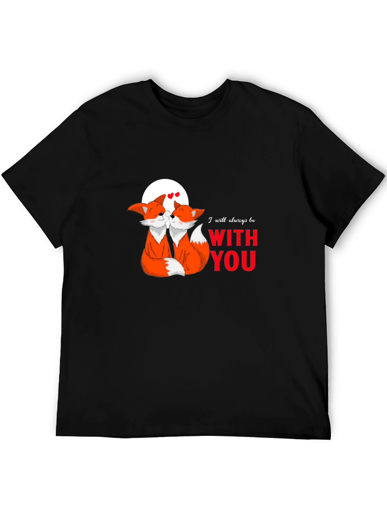 Fox Love Graphic T-Shirt - Always With You