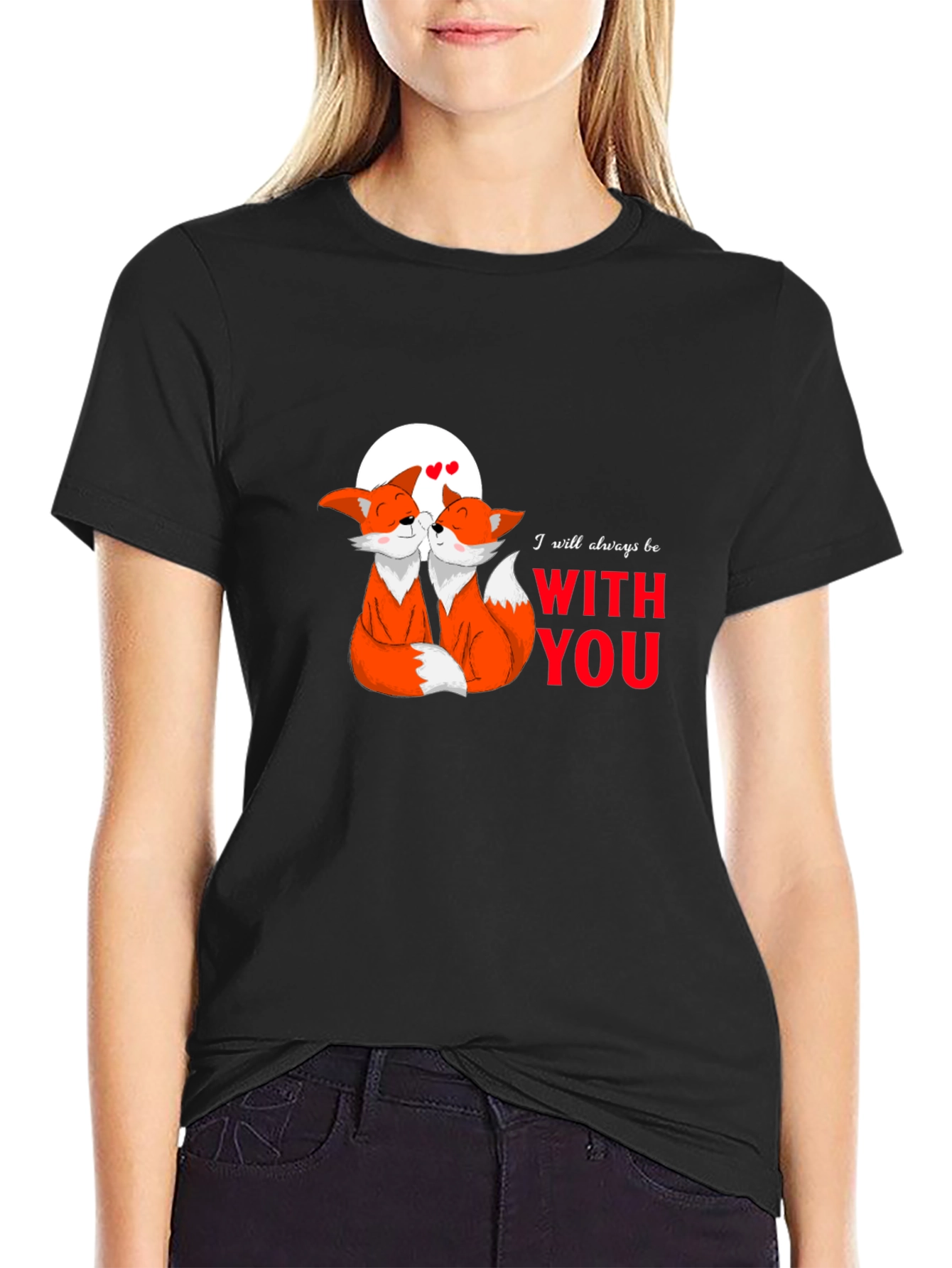 Fox Love Graphic T-Shirt - Always With You