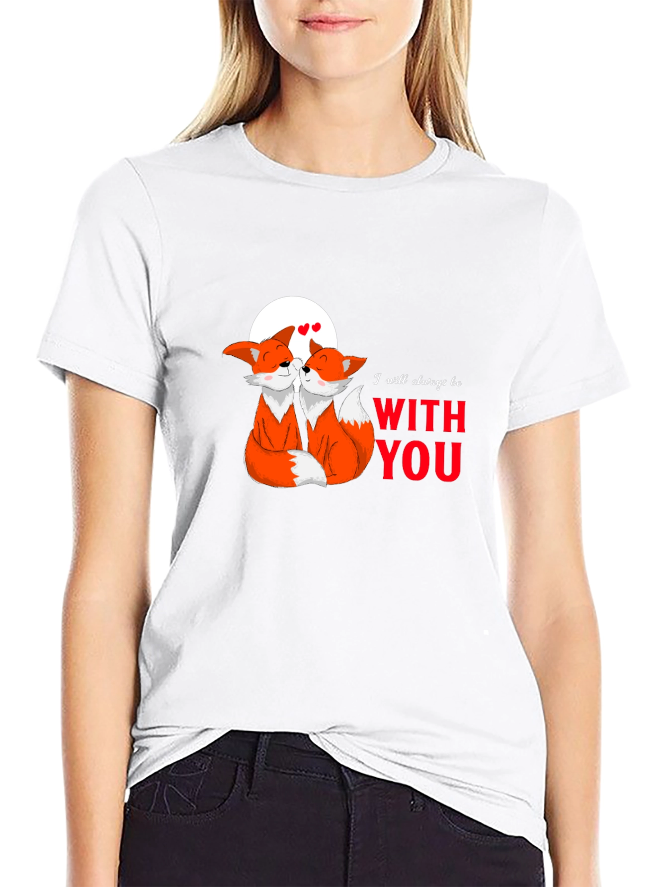 Fox Love Graphic T-Shirt - Always With You
