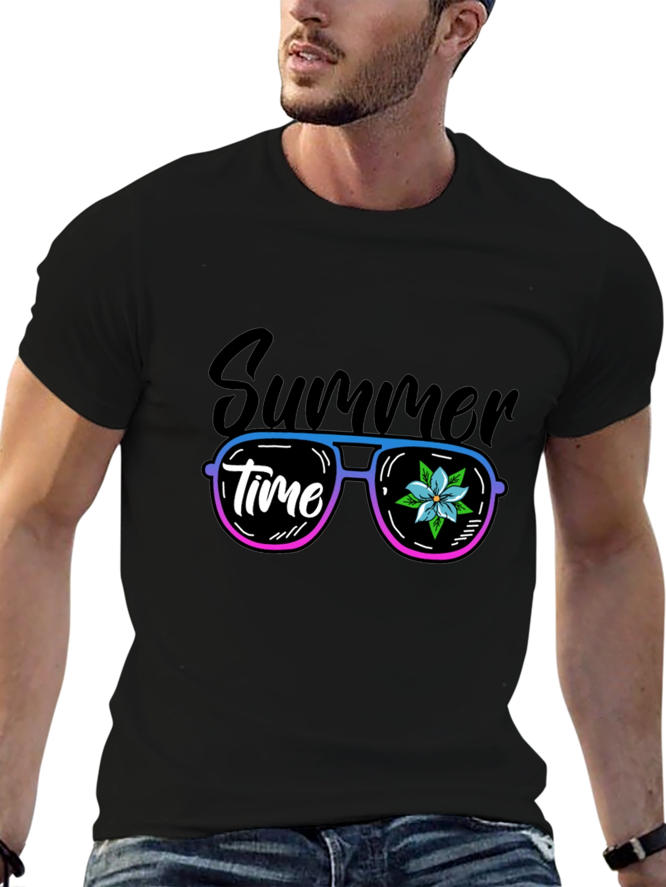 Summer Time Graphic Tee - Cool Shades