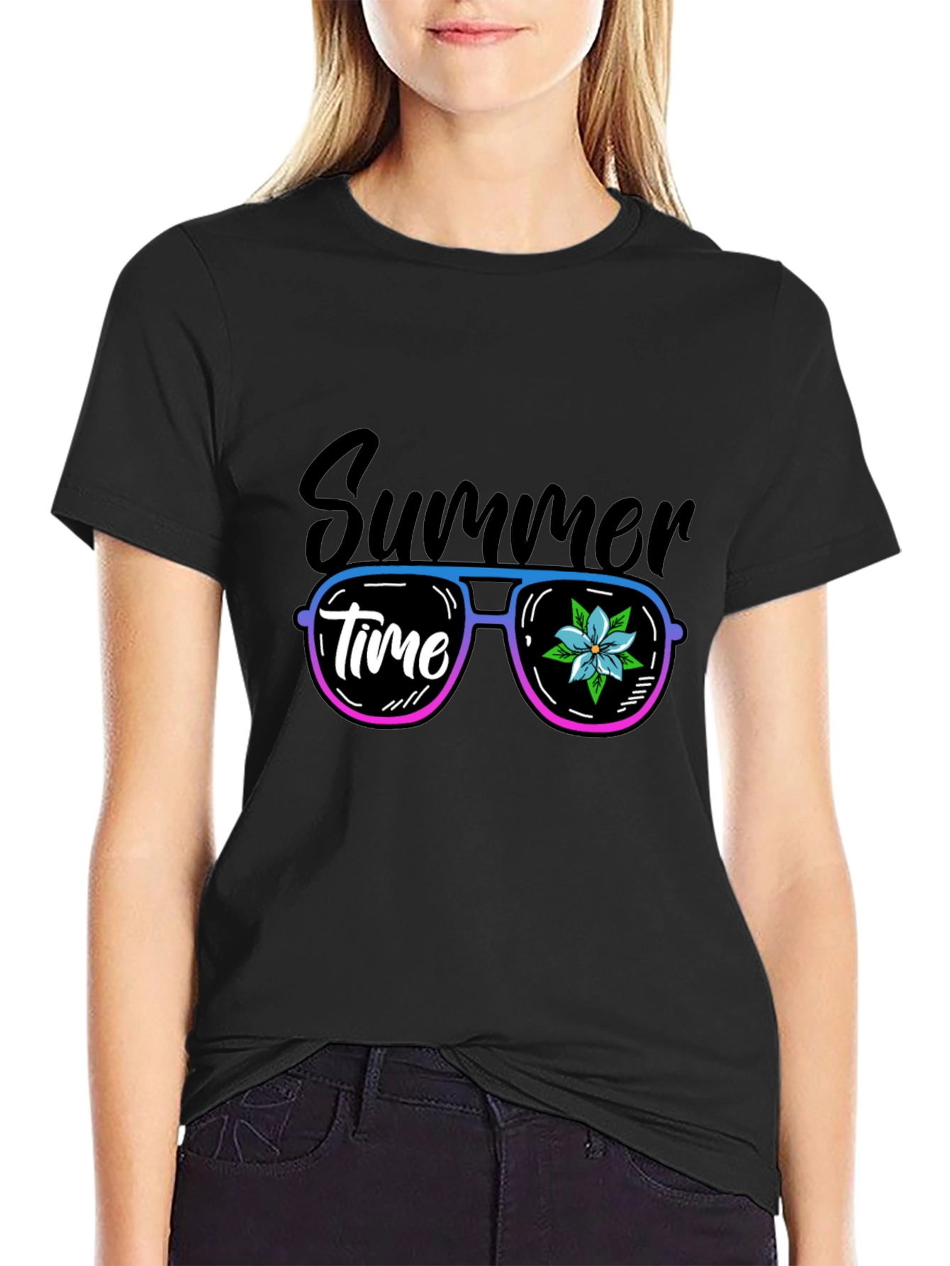 Summer Time Graphic Tee - Cool Shades
