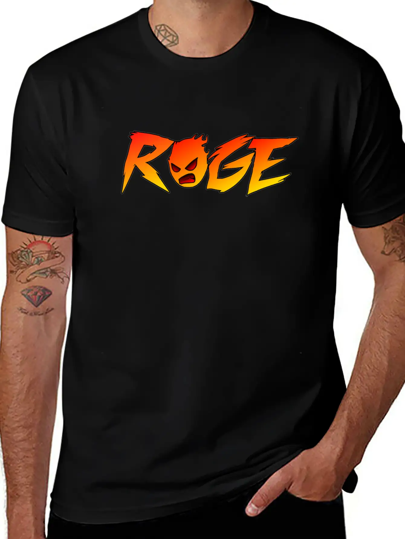 Rage T-shirt Unisex Casual T-Shirt – Clean Design For Daily Comfort