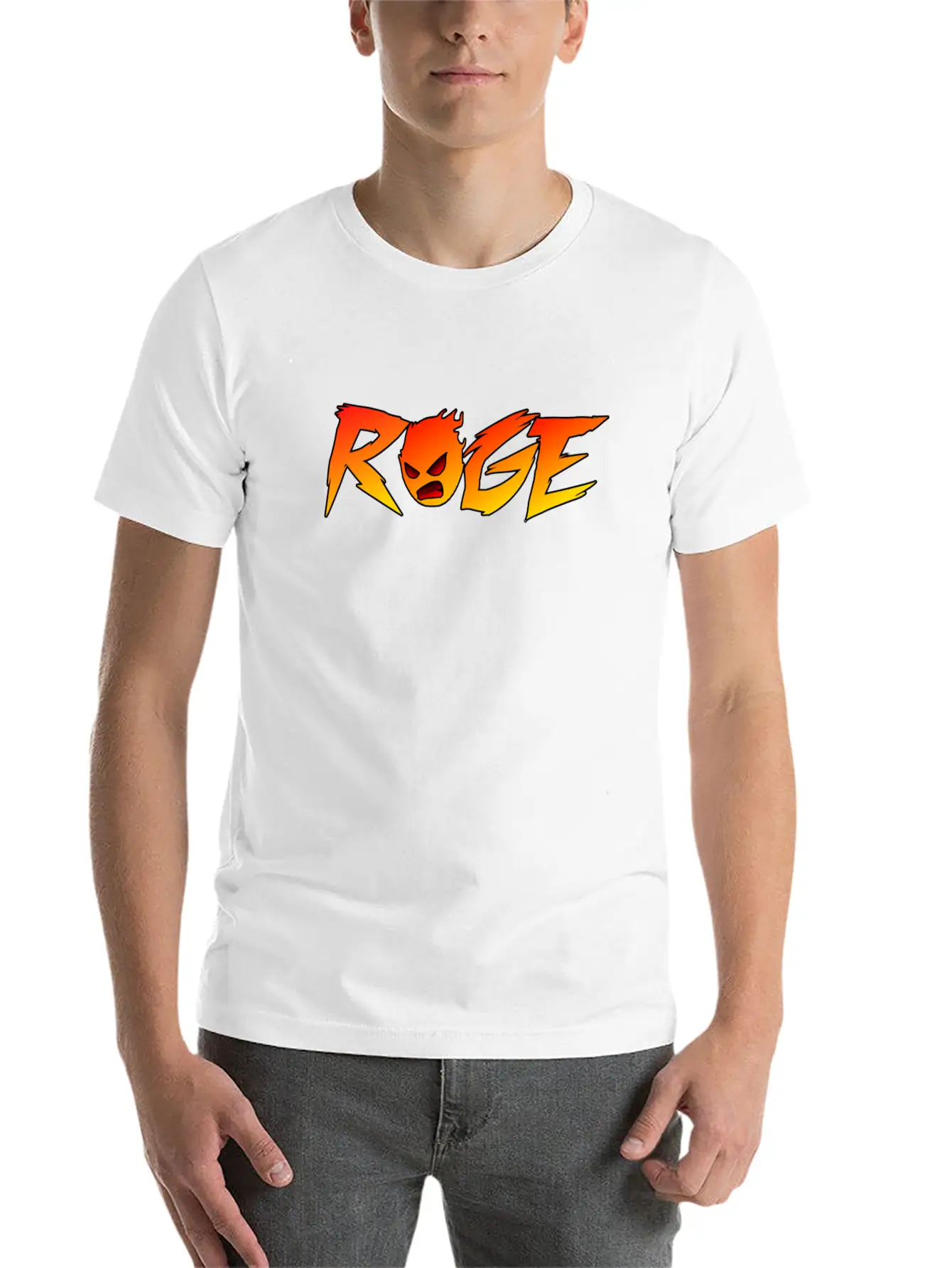 Rage T-shirt Unisex Casual T-Shirt – Clean Design For Daily Comfort