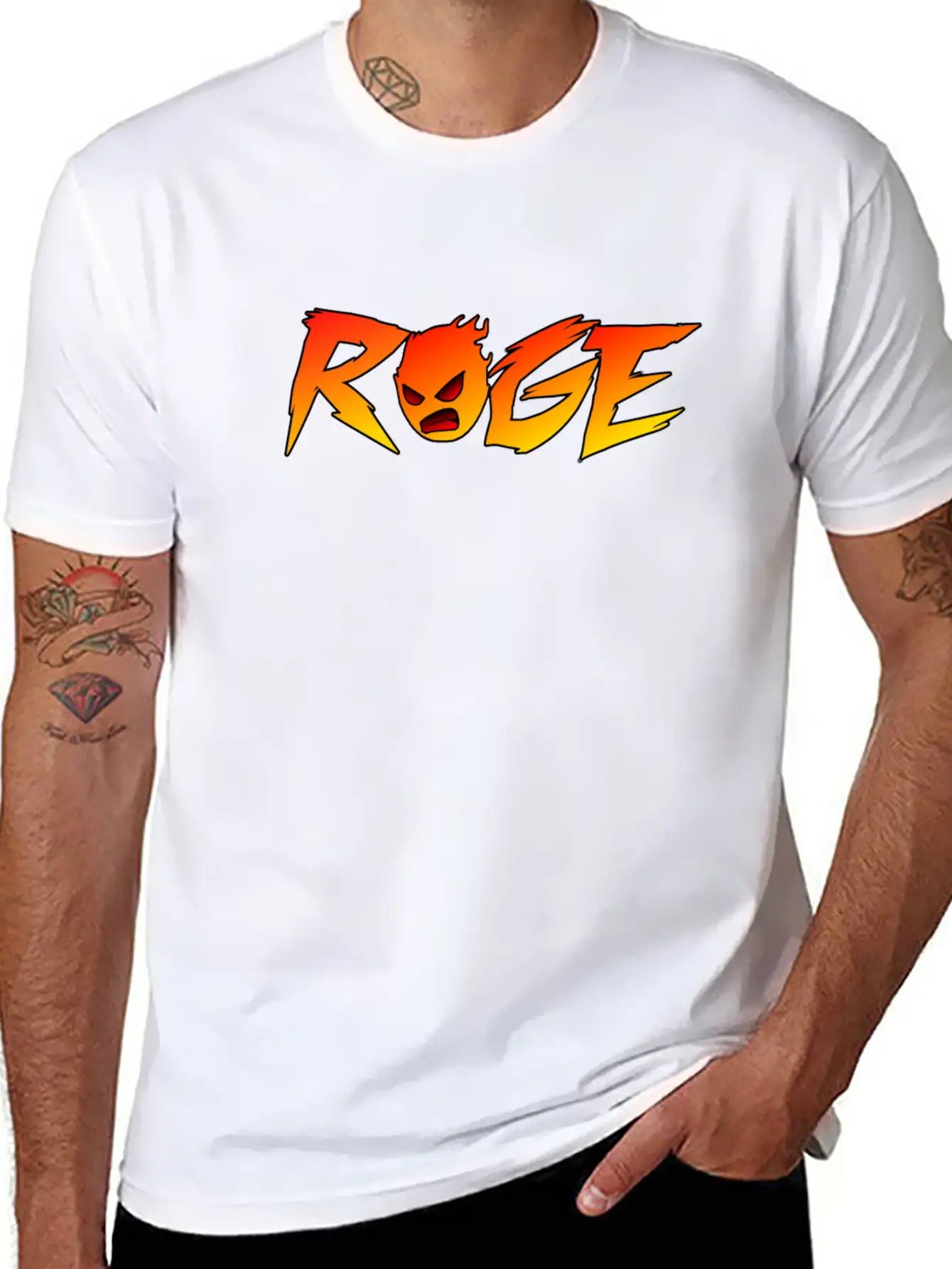 Rage T-shirt Unisex Casual T-Shirt – Clean Design For Daily Comfort
