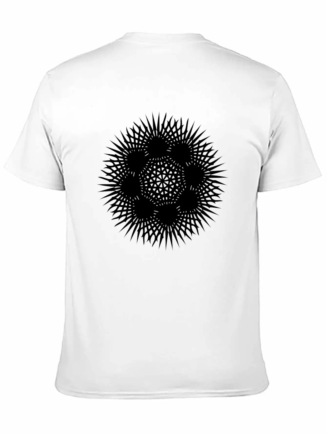 Ray Mandala Geometric Unisex Casual T-Shirt – Clean Design For Daily Comfort