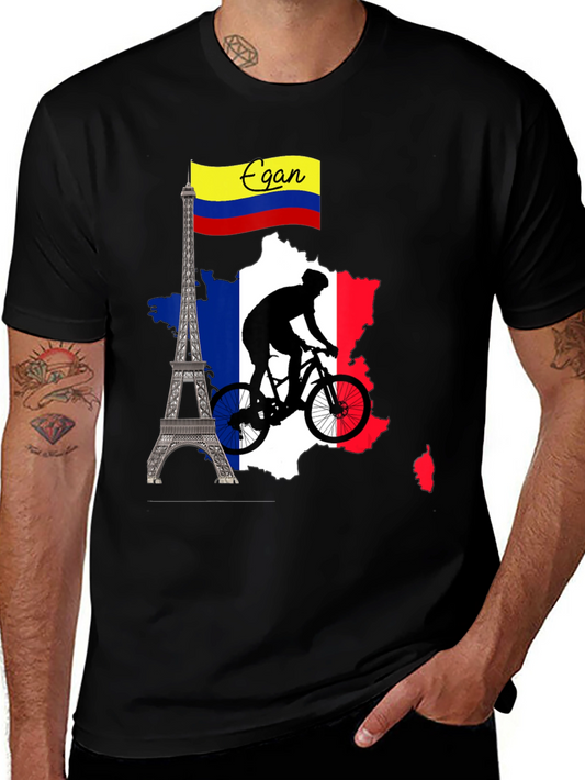 Egan France Cycling Tee - Tour de France Inspired Shirt
