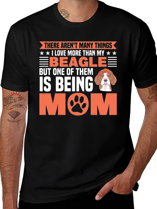 Beagle Mom Graphic T-Shirt