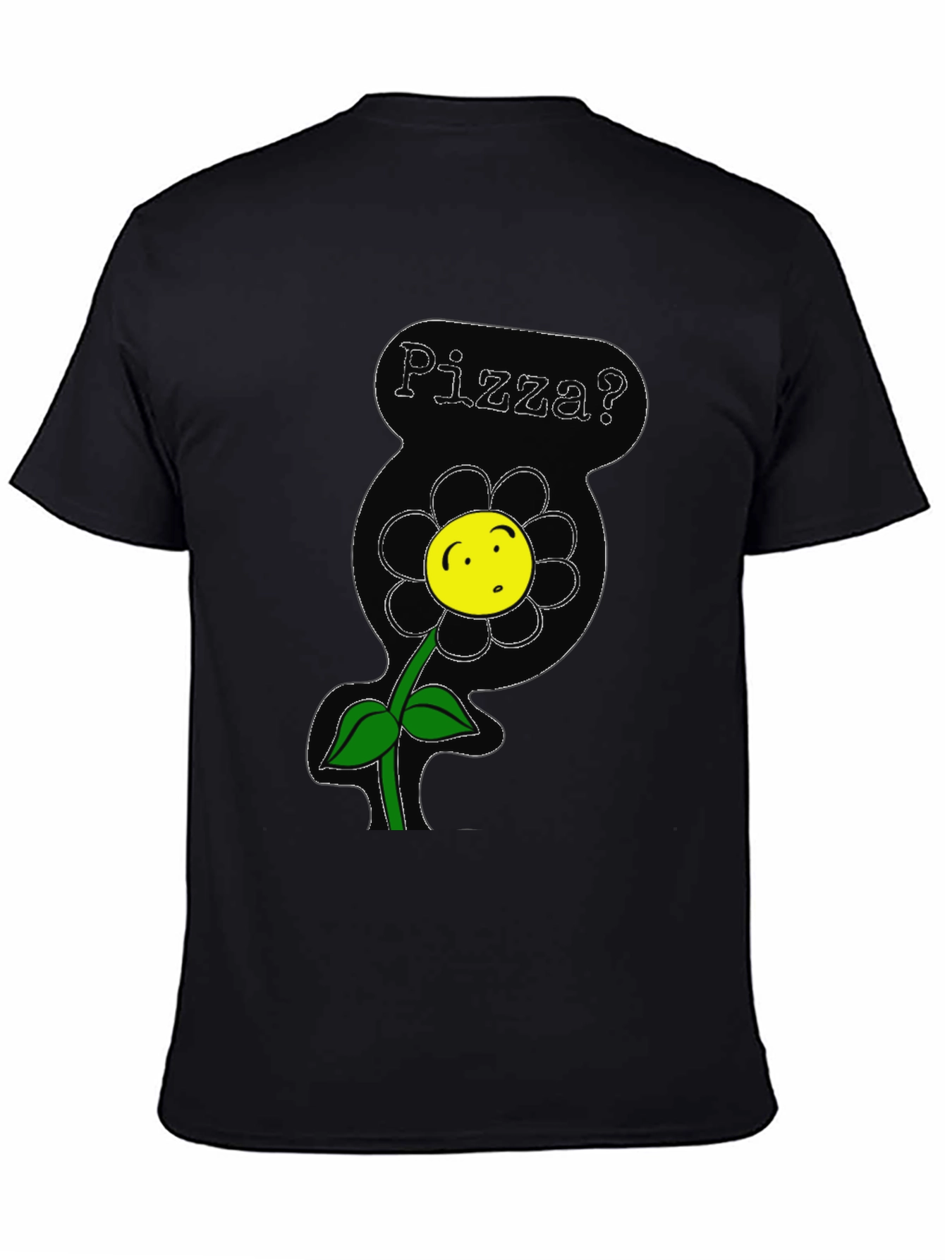 Pizza Flower T-Shirt - Fun & Quirky Tee