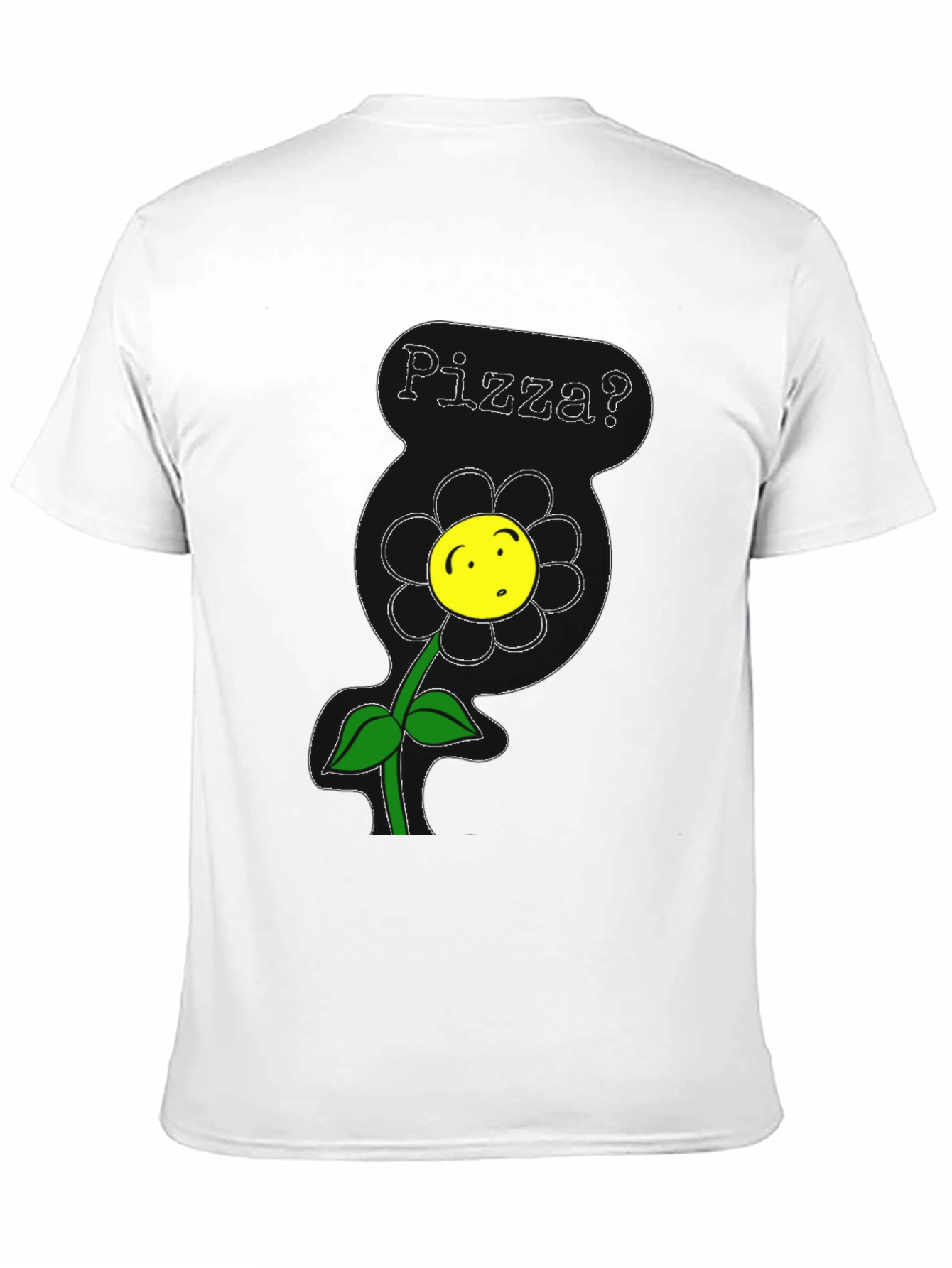 Pizza Flower T-Shirt - Fun & Quirky Tee