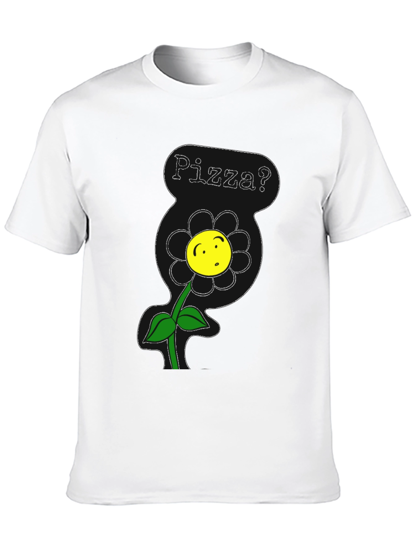 Pizza Flower T-Shirt - Fun & Quirky Tee