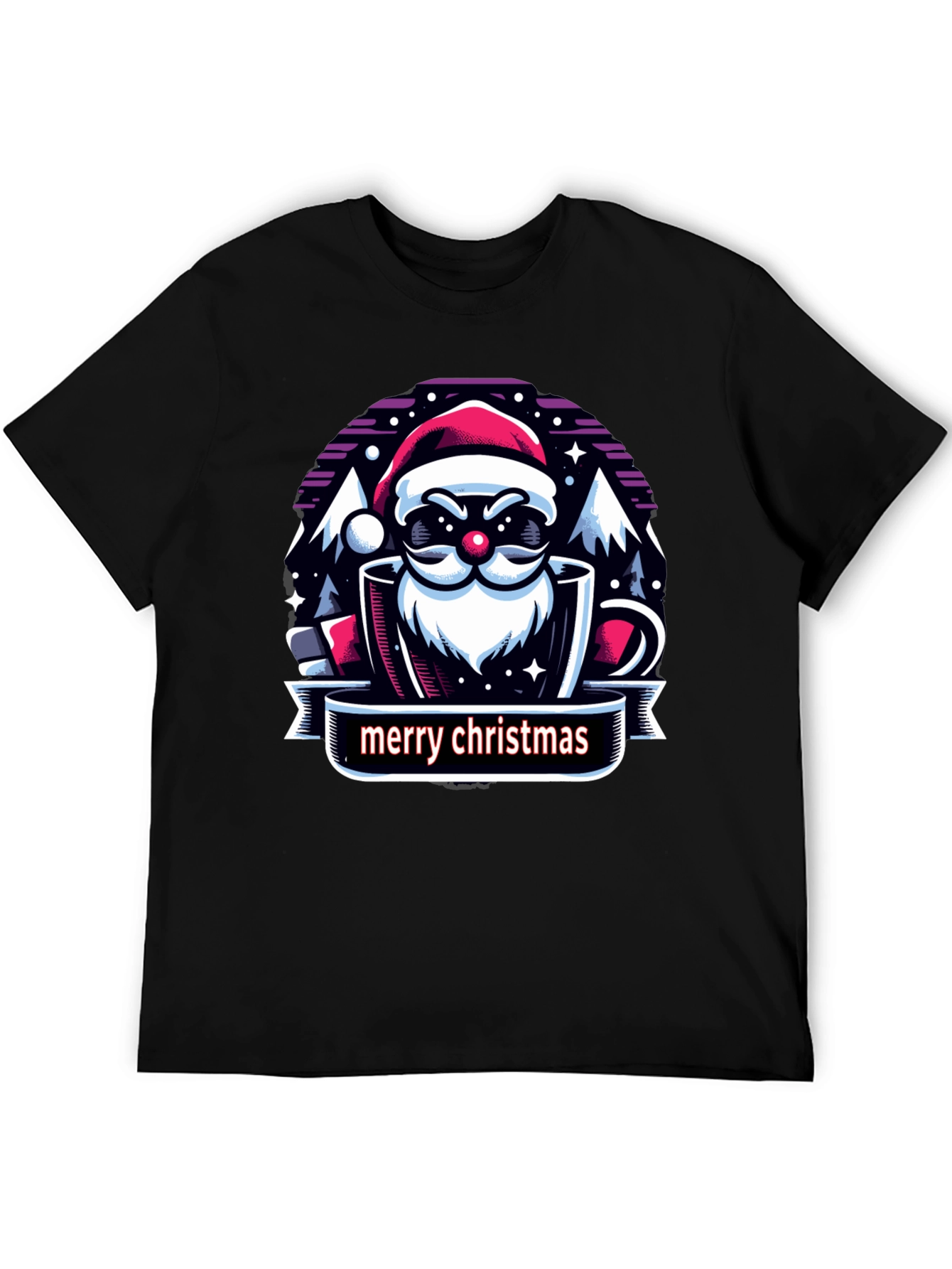 Merry Christmas Santa Graphic Tee